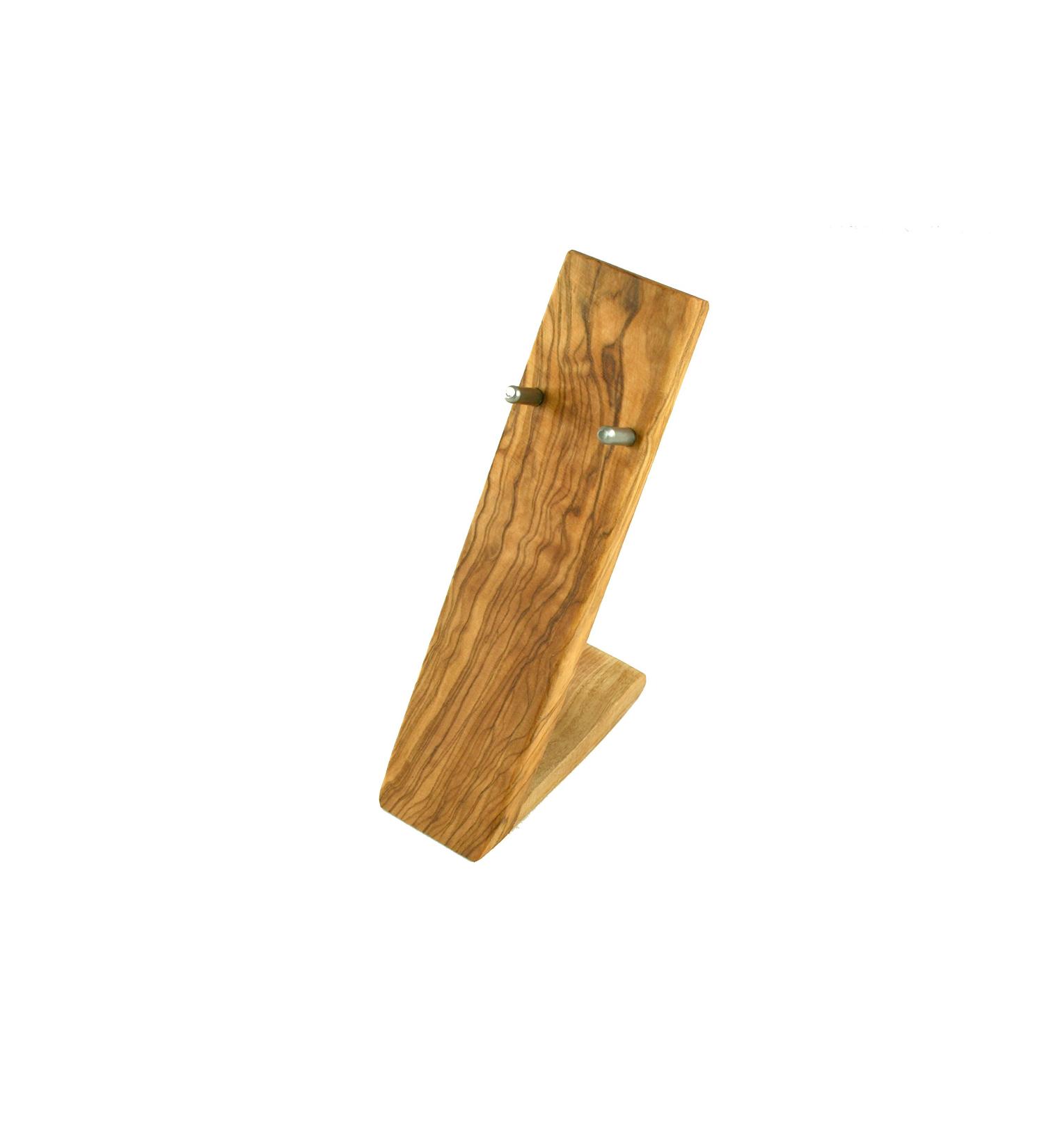 D.O.M. Olive Wood Razor Holder | Premium Sustainable Shaving Accessory | Eco-Friendly Design for a Luxurious Grooming Experience - Buy Online on GoSupps.com