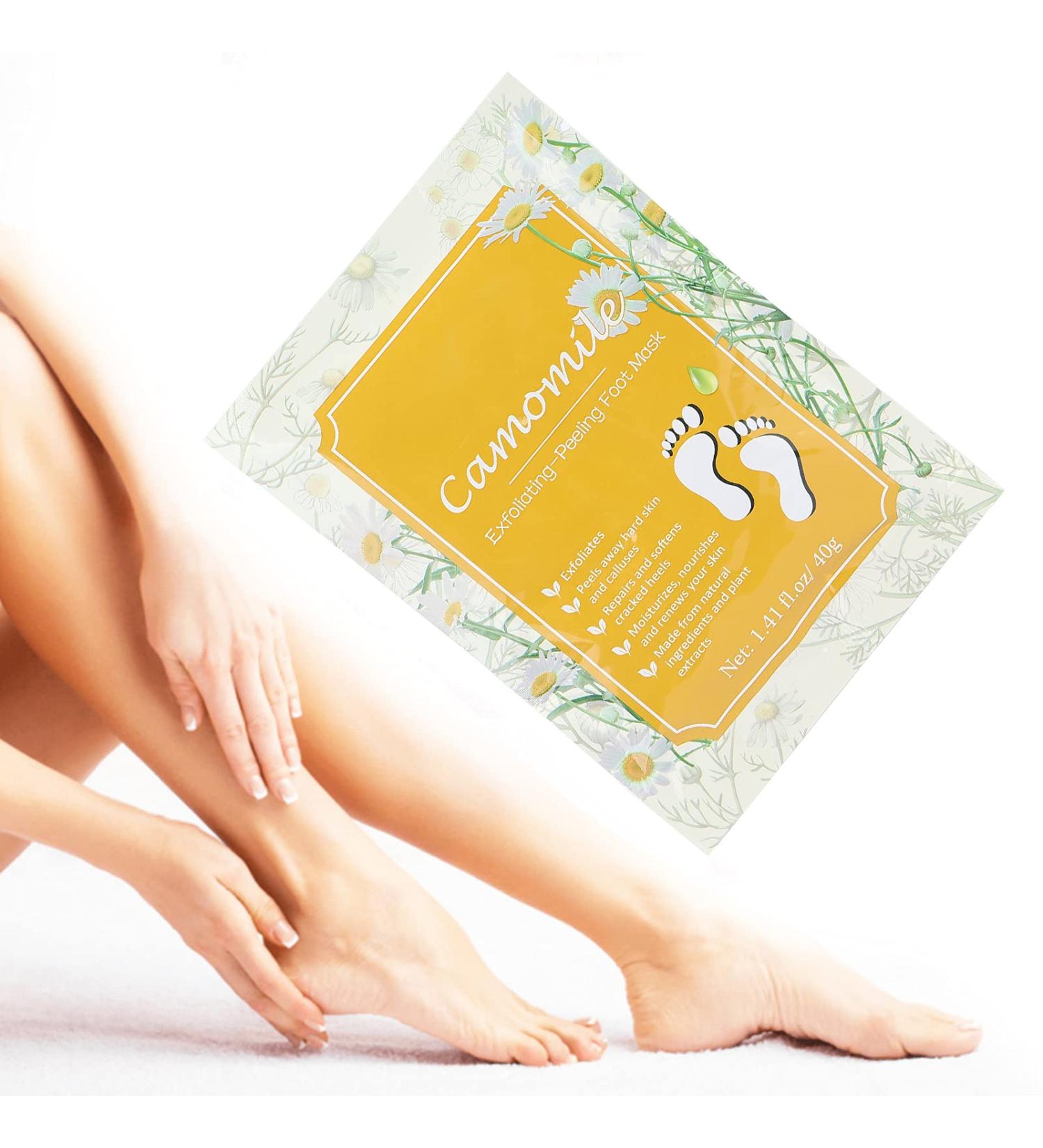 Foot Peeling Mask - Nourishing Treatment for Dry Cracked Skin | 40g Repair & Exfoliate - Buy Online on GoSupps.com