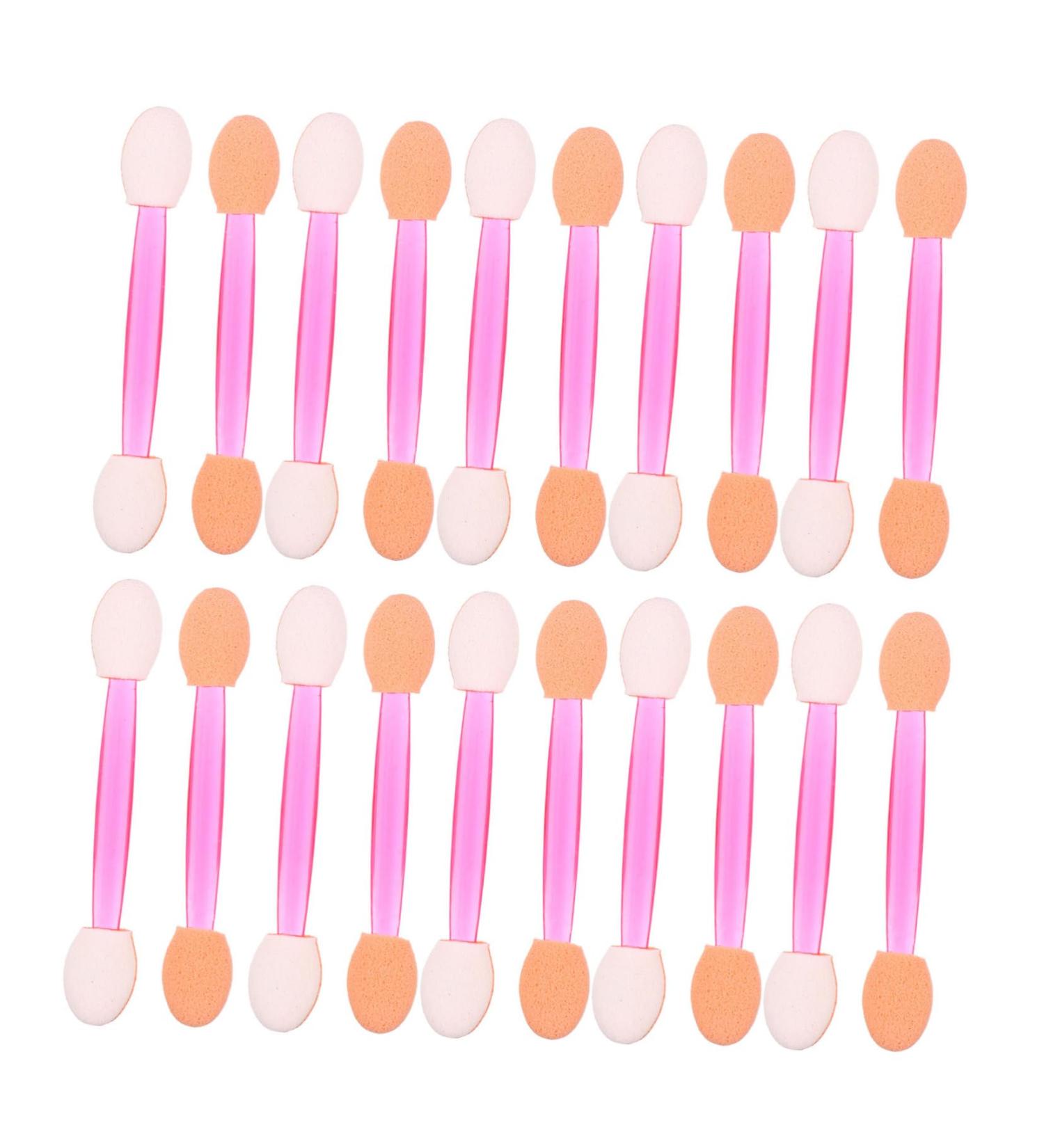 Beavorty 80pcs Sponge Makeup Stick Disposable Makeup Dual Sides Comestic Applicator Eyeshadow Brush 6x1x0.8cm Assorted Color - Buy Online on GoSupps.com