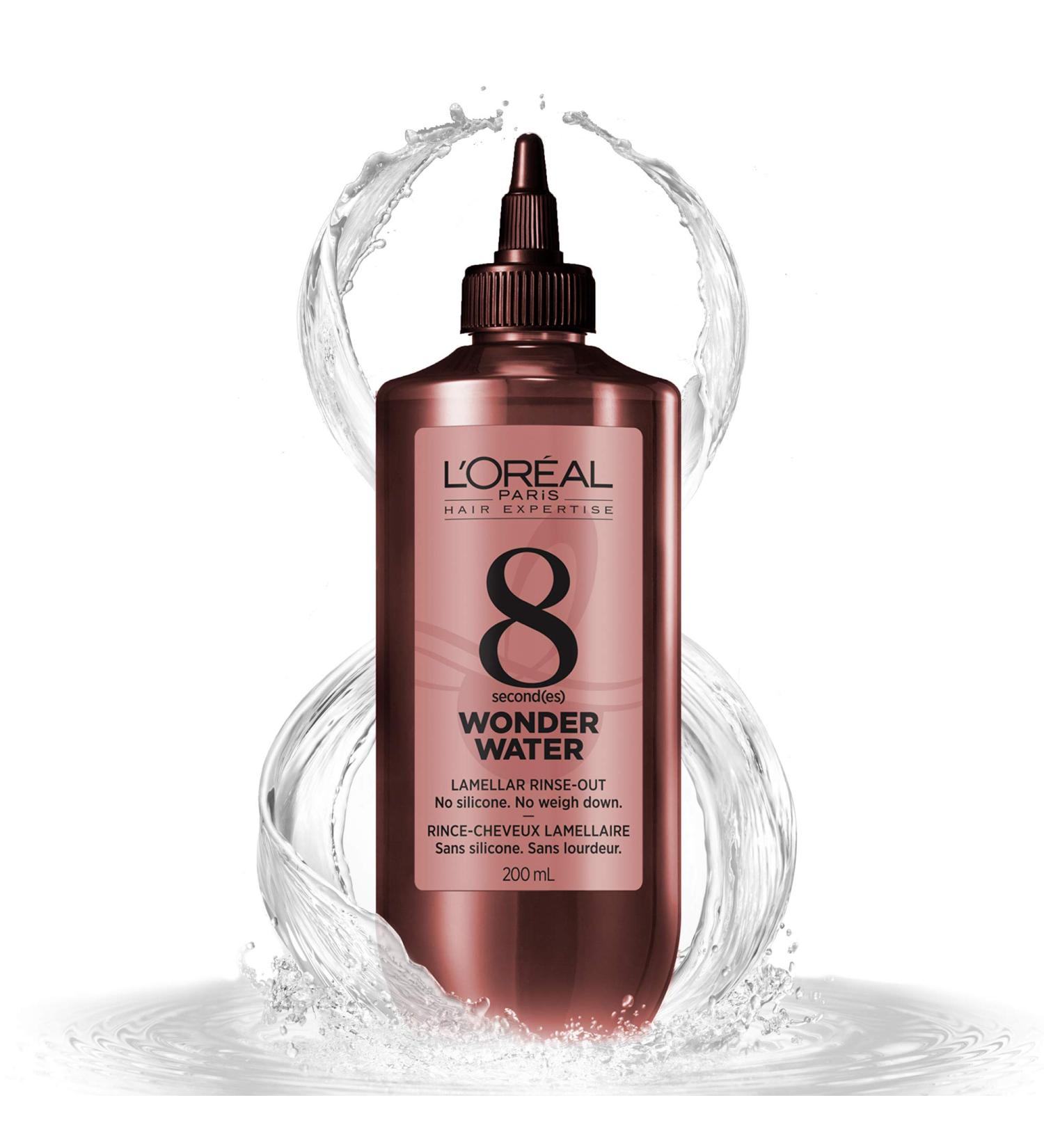 L'Oreal Paris 8-Second Wonder Water Hair Mask for All Hair Types Lamellar Water Technology with Protein and Amino Acids For Dry and Damaged Hair Silicone Free 200 ml Lamellar Hair Treatment - Buy Online on GoSupps.com