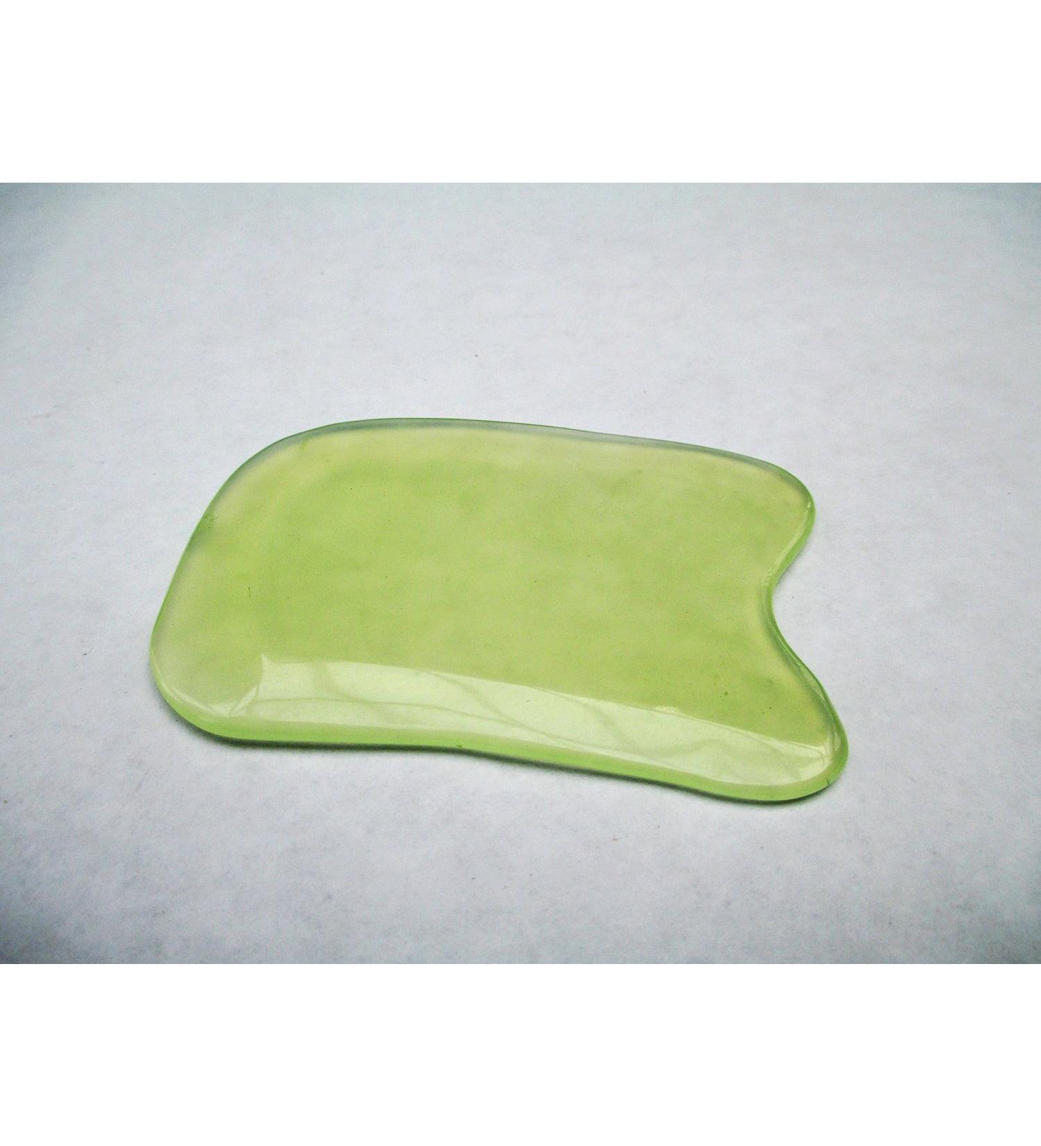 CT Natural Hsiuyen jade Guasha Board for Graston SPA Acupuncture Therapy Trigger Point Treatment on Face (Square) - Buy Online on GoSupps.com