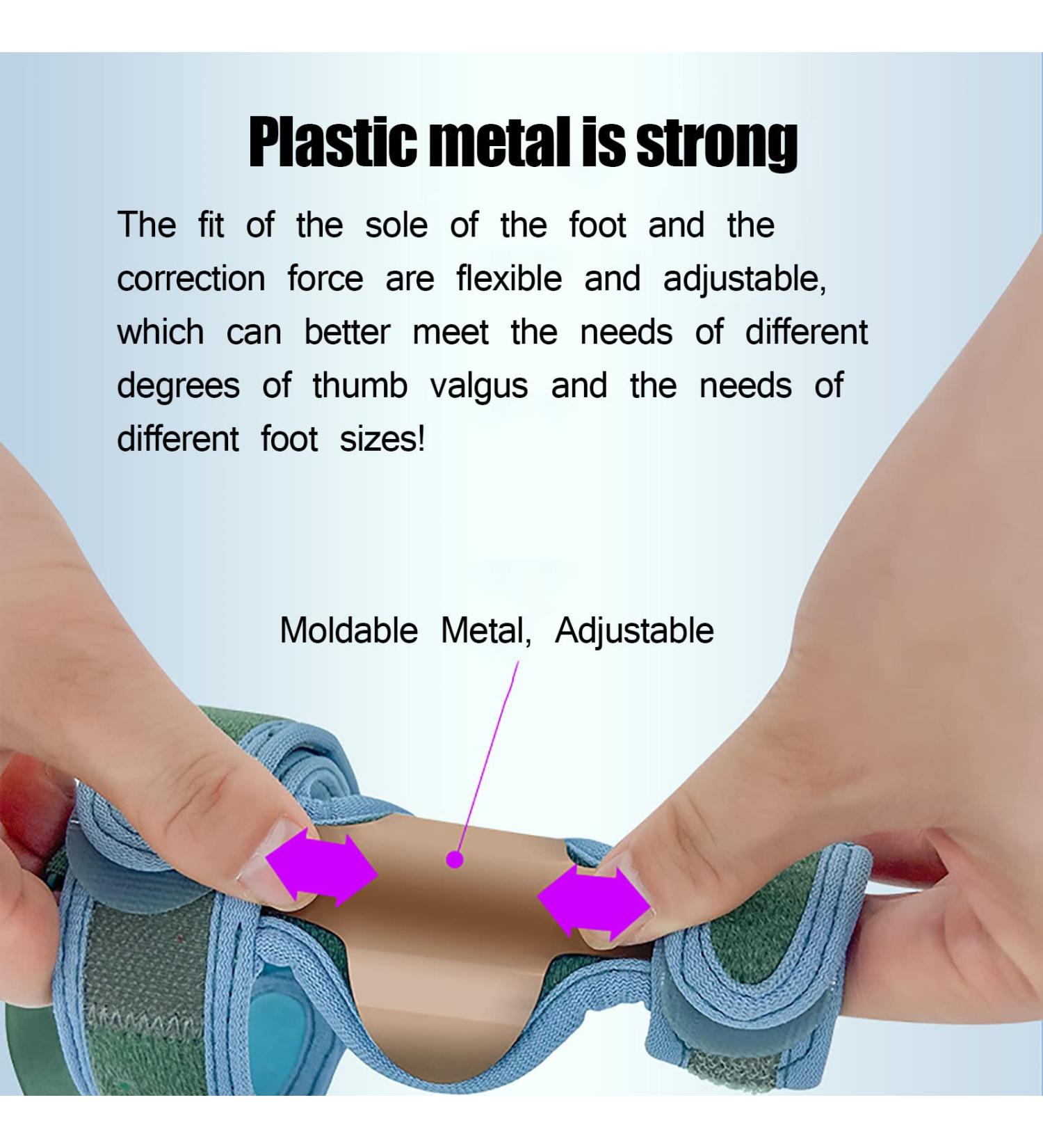 SULOY Thumb Valgus Corrector - Adjustable Orthopedic Bunion Relief for Men and Women - Durable Metal Design, Right Foot - Buy Online on GoSupps.com