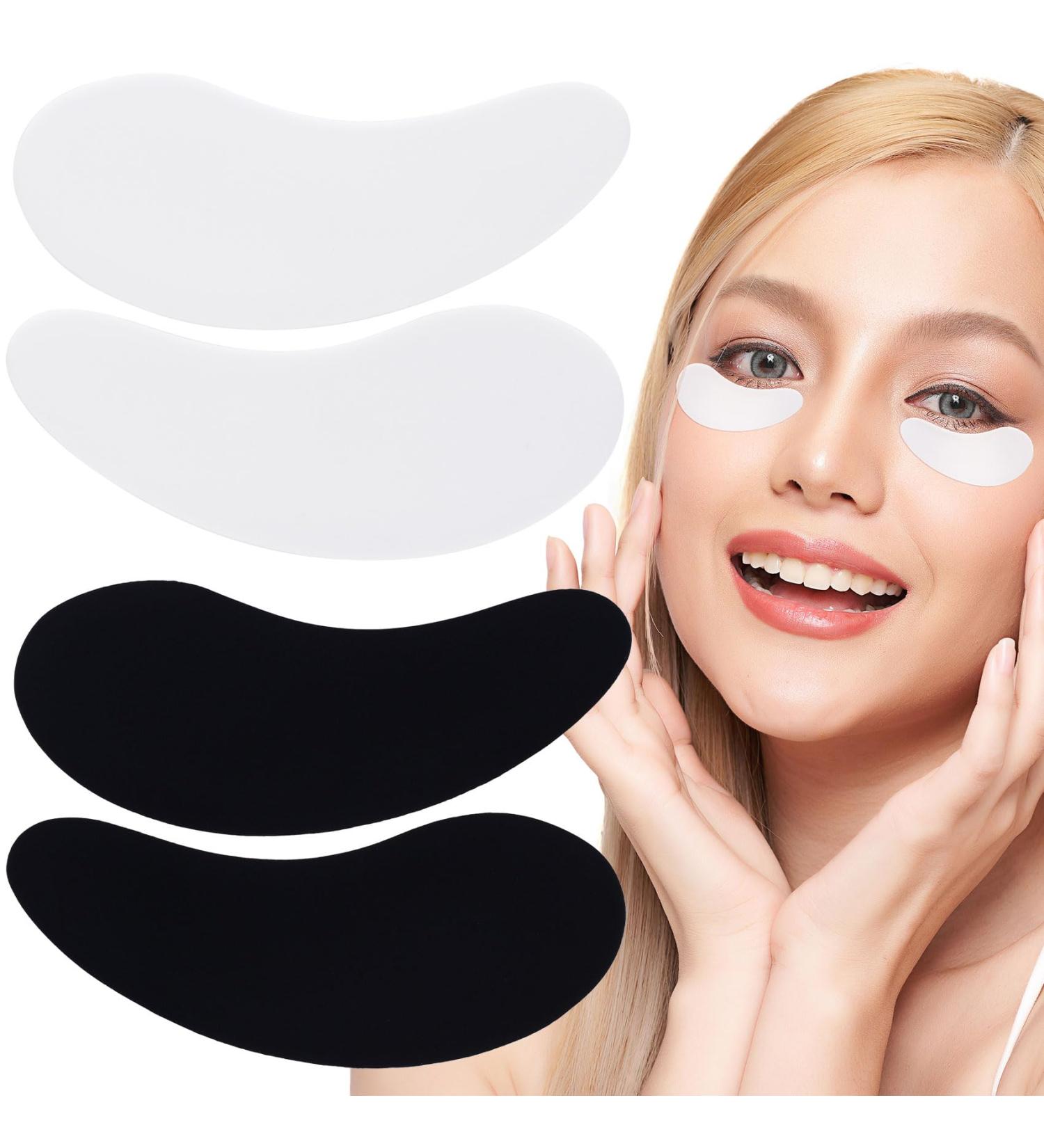 Joez Wonderful Under Eye Patches | Silicone Reusable Eye Masks for Wrinkles & Fine Lines | 2 Pairs (Black & White) - International Shipping Available - Buy Online on GoSupps.com