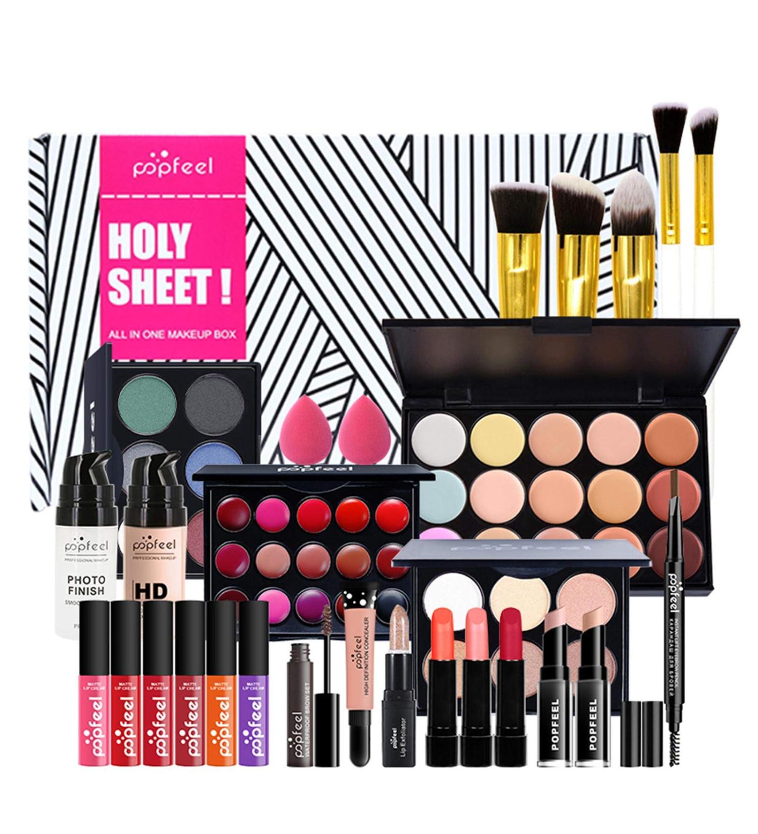 Complete Make-up Set for Women | All-in-One Waterproof Cosmetics & Essential Beauty Tools - Buy Online on GoSupps.com
