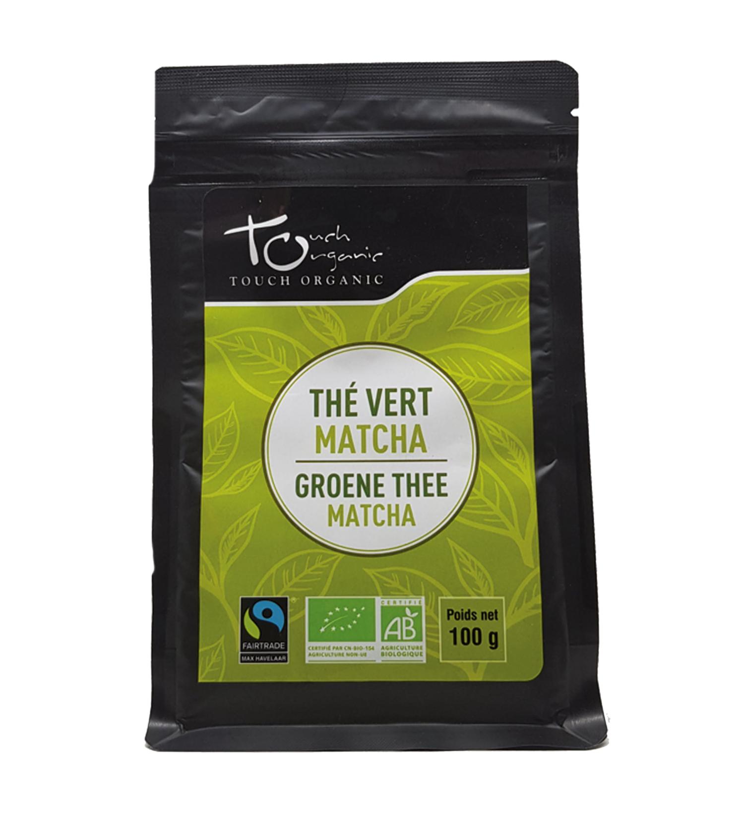 Touch Organic Matcha Green Tea 100 g - ORGANIC - Buy Online on GoSupps.com