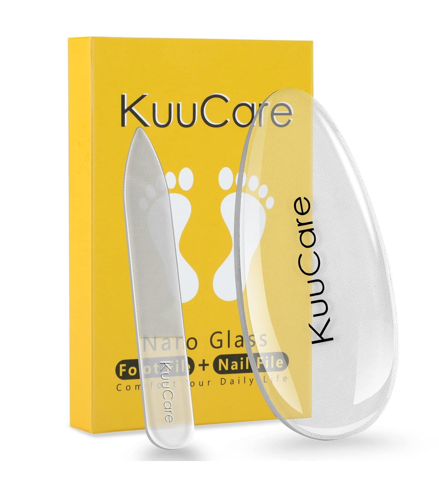 Nano Glass Foot File & Nail File | Foot Scrubber Callus Remover for Feet | Pedicure Tool for Dead Skin Removal | Foot Rasp for Cracked, Hard, Wet and Dry Feet - Buy Online on GoSupps.com
