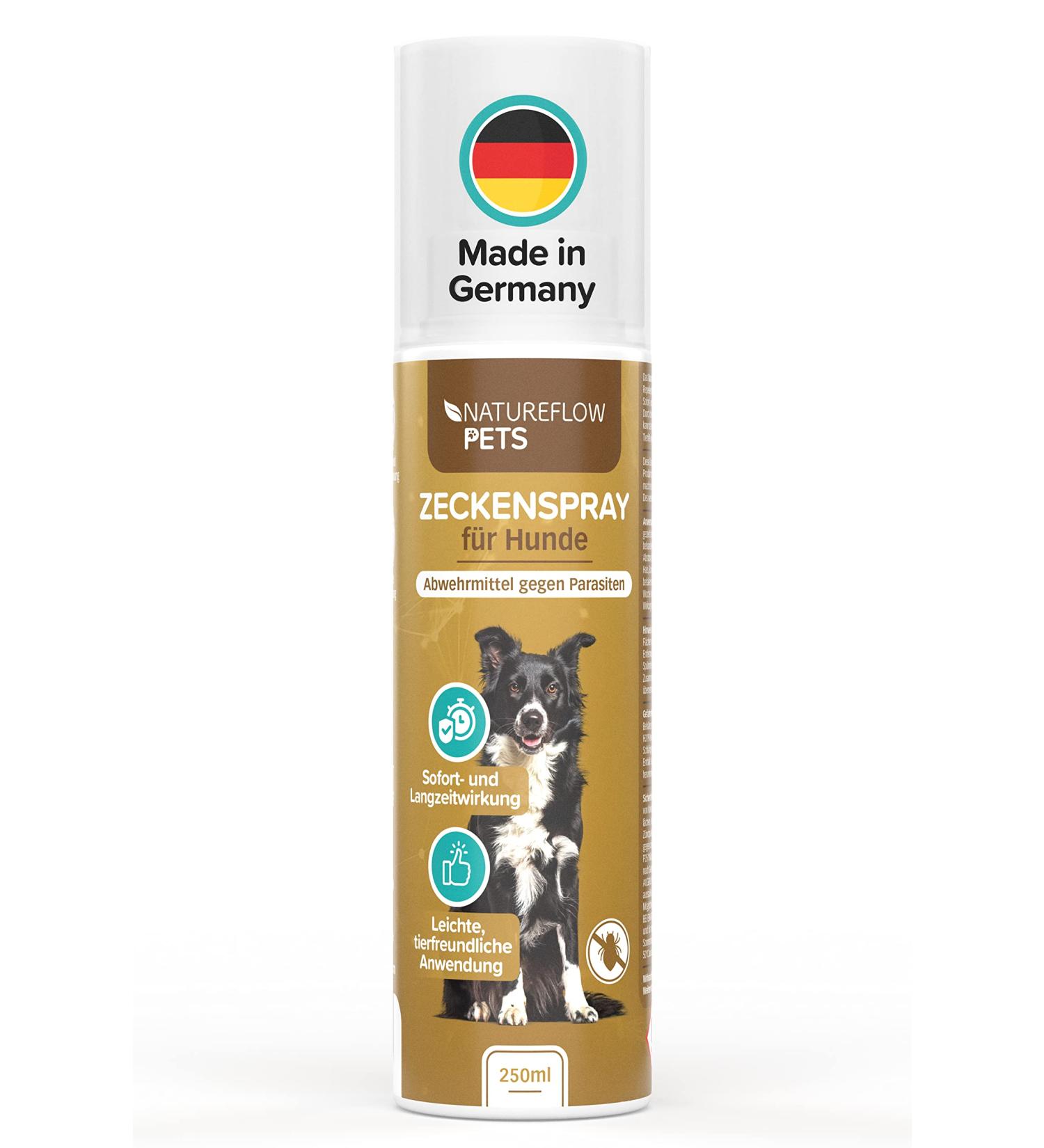 Premium Tick Spray for Dogs - 250ml | Natural & Effective Protection Against Ticks | Made in Germany - Buy Online on GoSupps.com