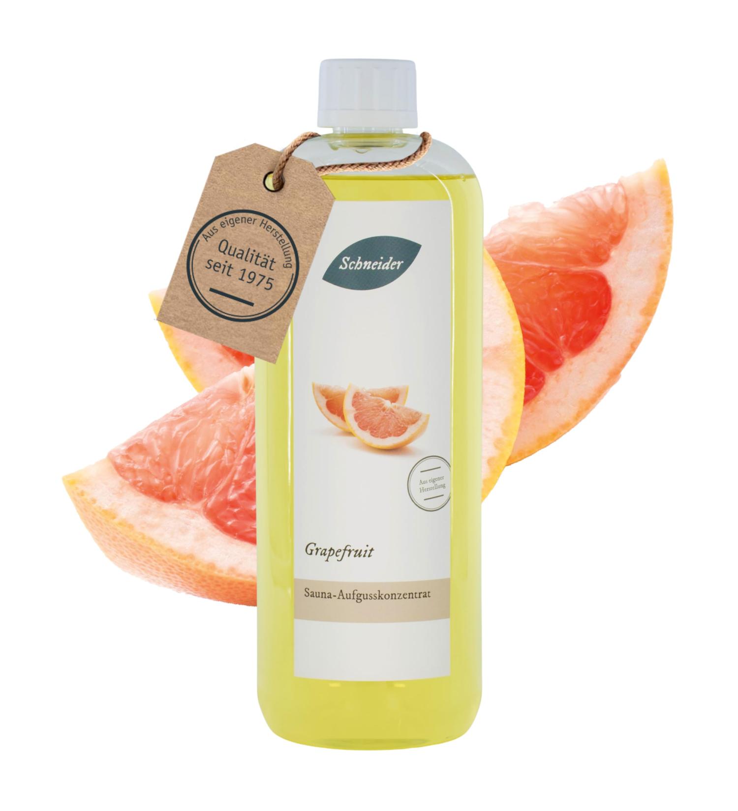 Saunabedarf Schneider Infusion Concentrate - 1000ml Grapefruit Sauna Essence for Relaxation - Buy Online on GoSupps.com