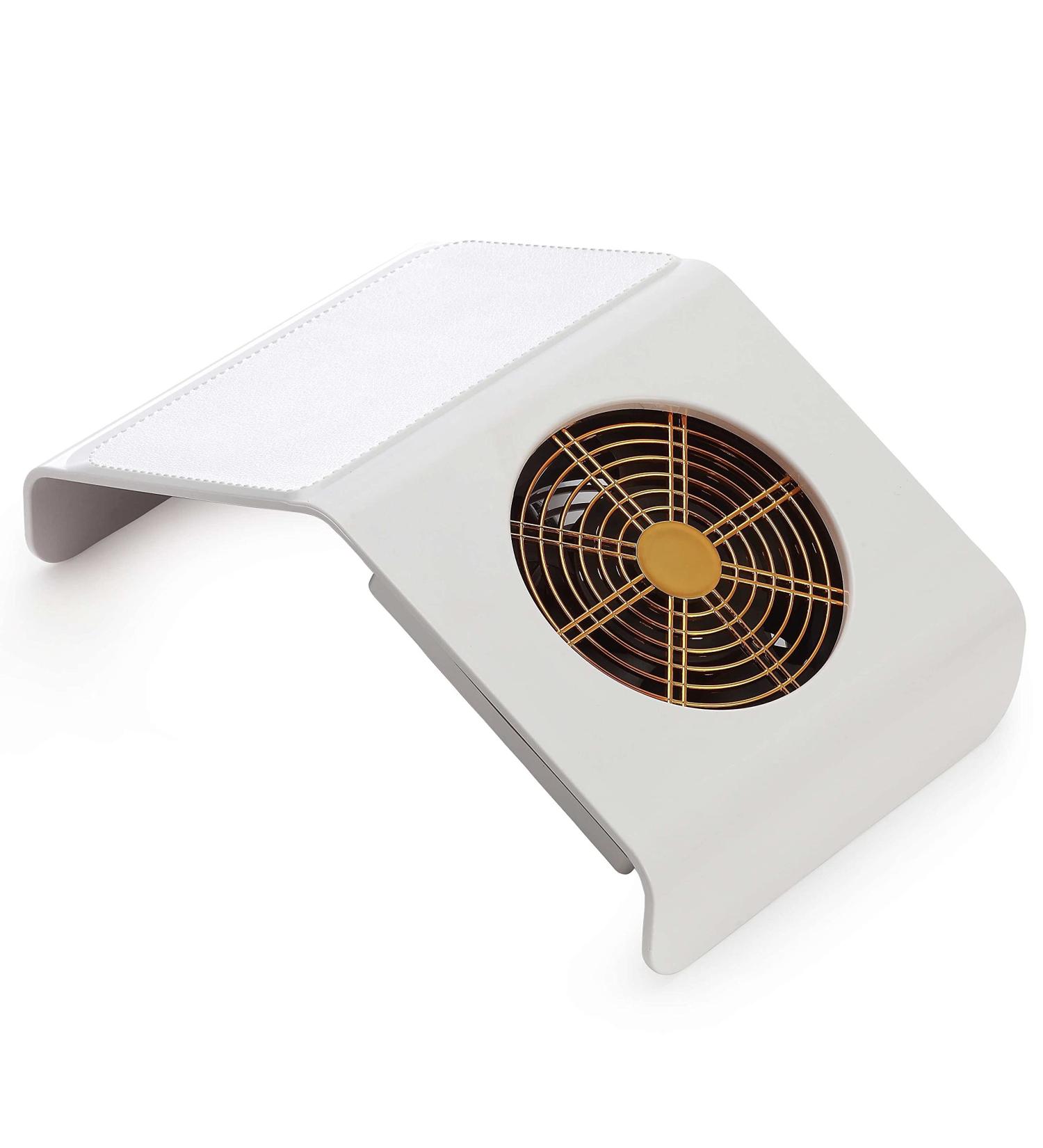 PinkBoss Nail Dust Collector Vacuum for Manicure - White | Efficient Nail Salon Dust Extractor - Buy Online on GoSupps.com