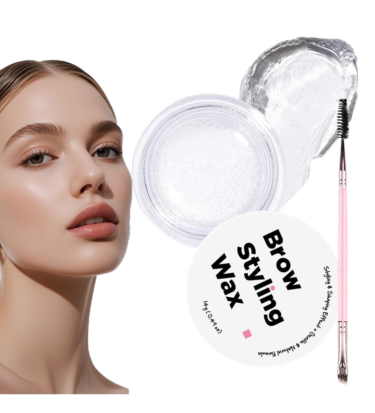 Eyebrow gel eyebrow wax - Waterproof eyebrow styling wax for feathers use with eyeliner in full cosmetics for women wives adults teenagers young people - Buy Online on GoSupps.com