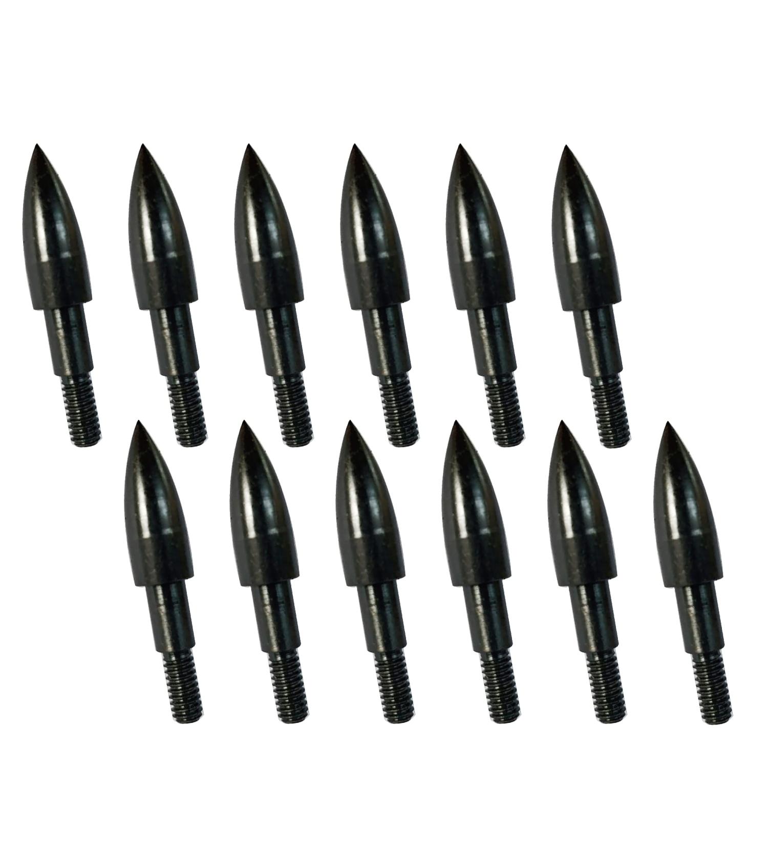 12pcs Archery Arrow Tips - 100/125/150/200 Grain Field Points - Target Practice Tips for Hunting Bow - Buy Online on GoSupps.com