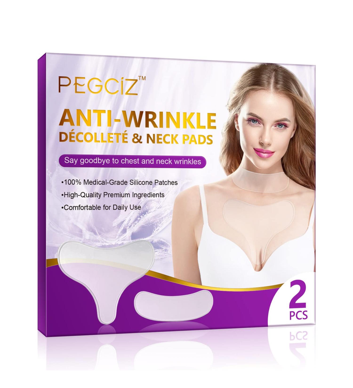 Anti-Wrinkle D collet Pad | Reusable Silicone Pads for Breast Wrinkles | Overnight Wrinkle Smoothing Treatment - Buy Online on GoSupps.com