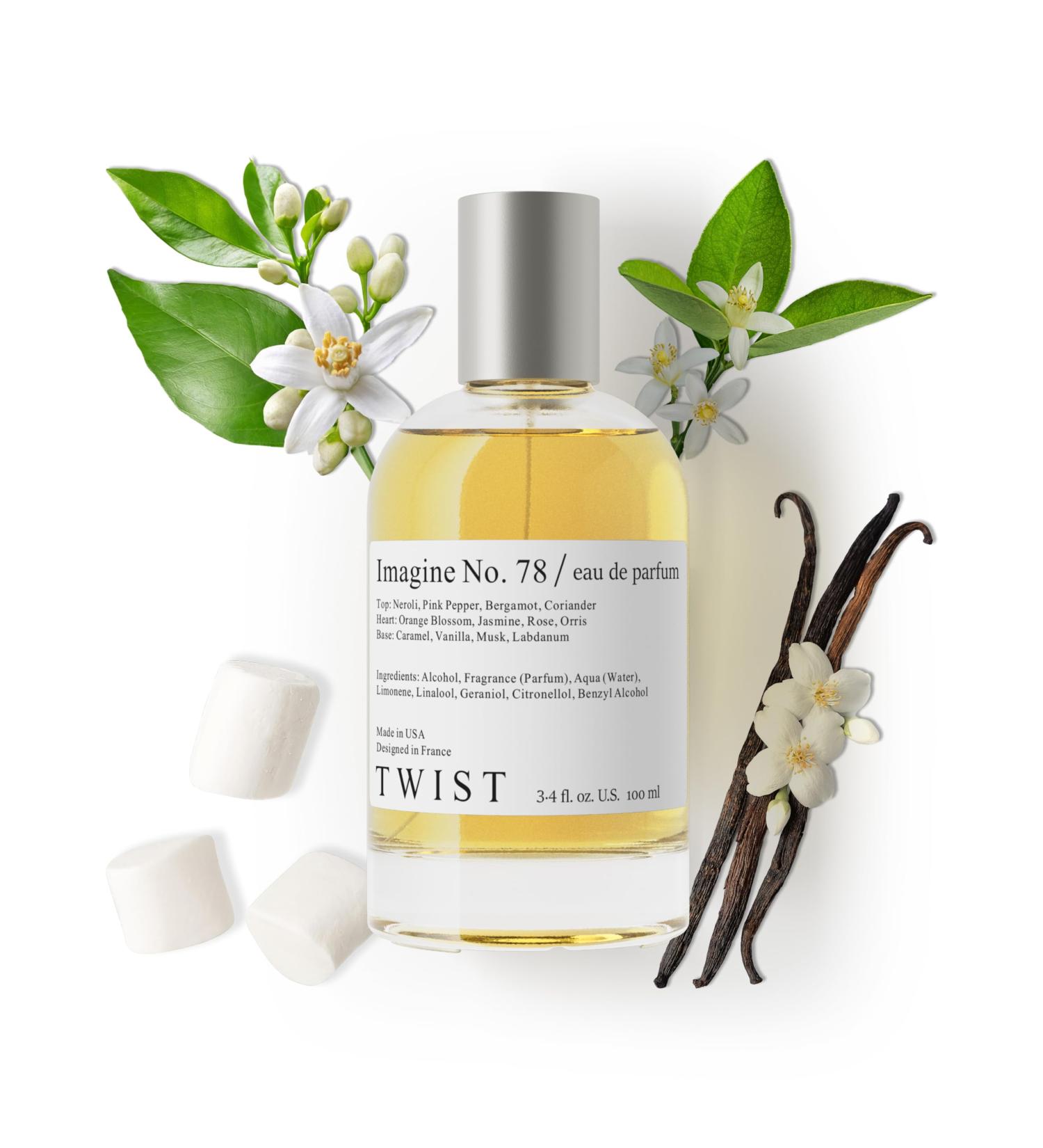 Twist Imagine No. 78 - Eau De Parfum Inspired by Killian's Love Don t Be Shy Long Lasting Perfume For Women Paraben Free Vegan Clean Ingredients Fragrance - Spray 100 ml | 3.4 fl. oz. Imagine No. 78 - Inspired by Love Dont Be Shy 3.4 Fl Oz (Pack of 1) - Buy Online on GoSupps.com