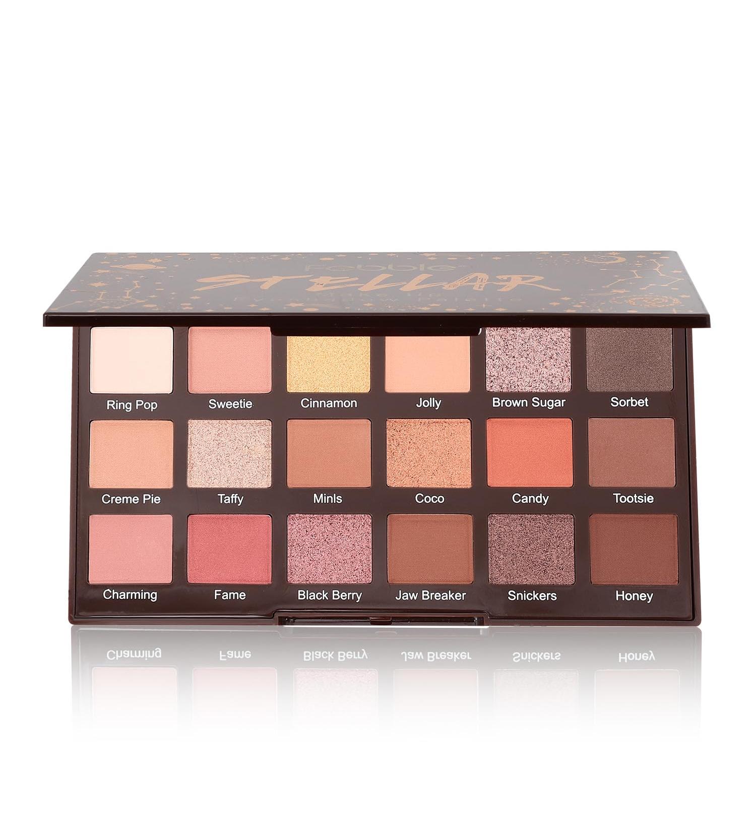Buy Eye Shadow Palette Pro - 18 High Pigmented Warm Neutral Metallic Colors | Blendable & Creamy Smoky Eye Shadow Set for Professionals - International Shipping Available - Buy Online on GoSupps.com