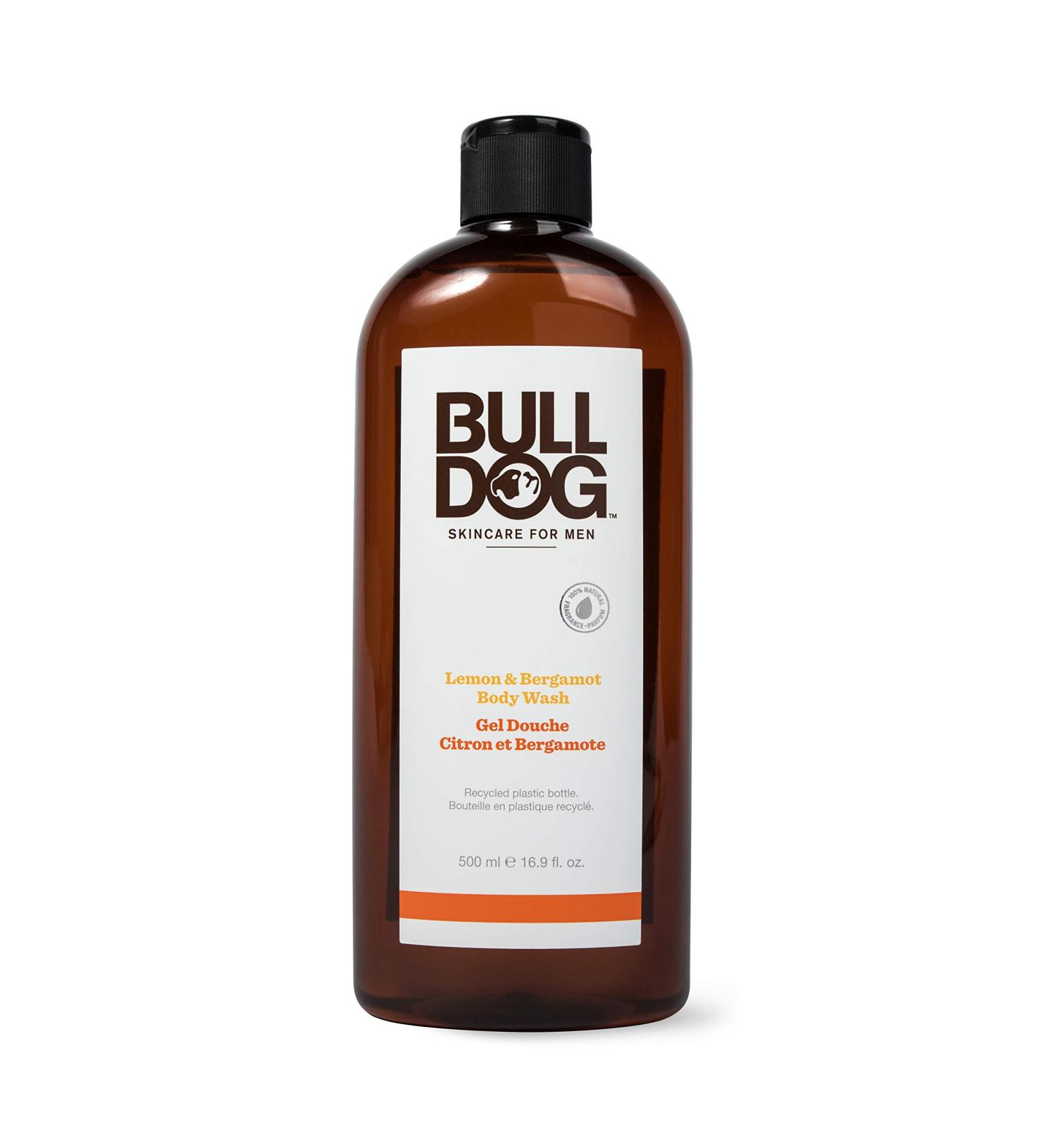 Bulldog Skincare Lemon & Bergamot Shower Gel Body Wash for Men 500 Milliliters - Buy Online on GoSupps.com