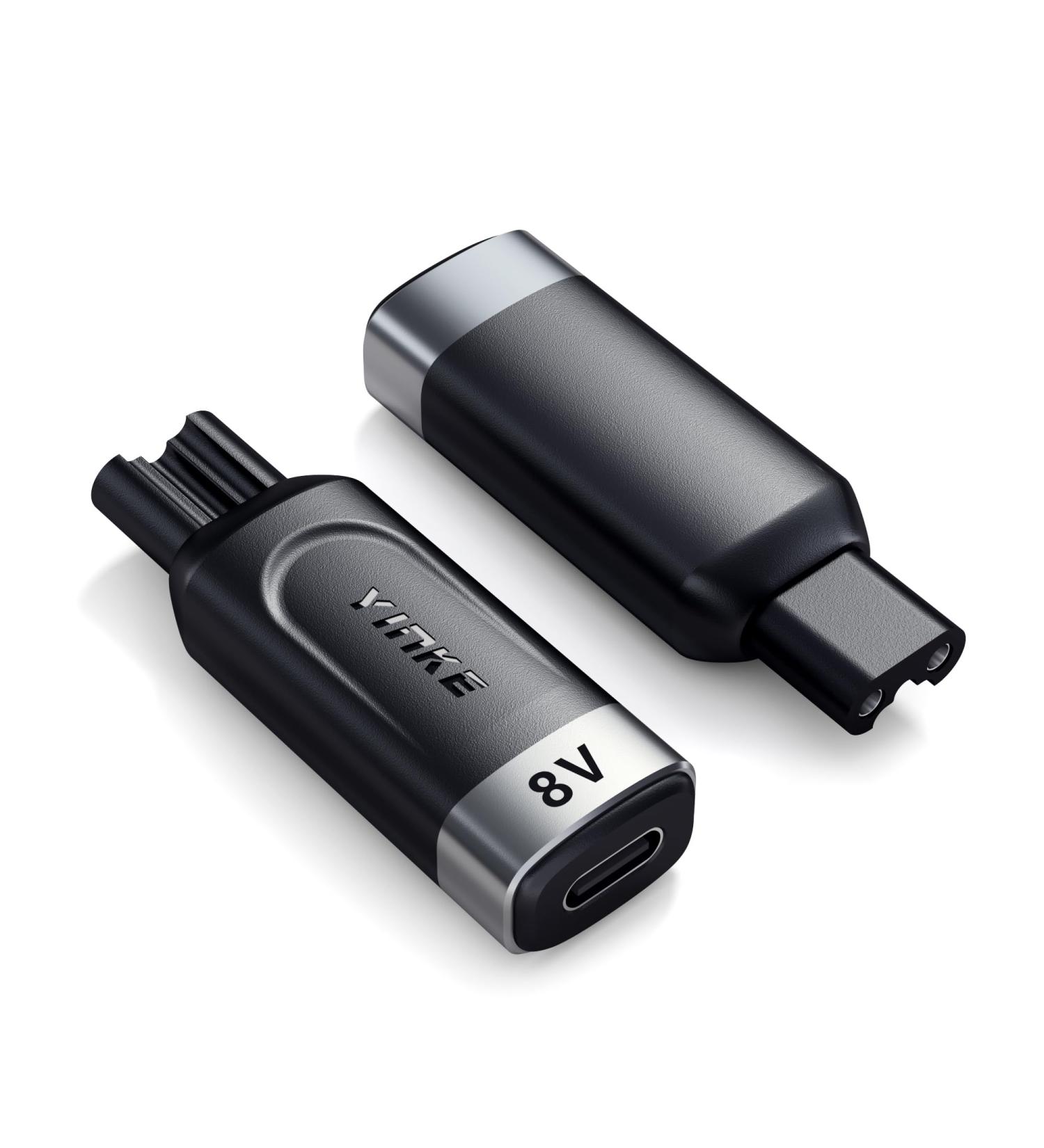 Yinke 8V HQ850 Type-C Shaver Charger Adapter for Philips Norelco Oneblade QP2630 QP2530 - USB-C Electric Shaver Power Supply - Buy Online on GoSupps.com