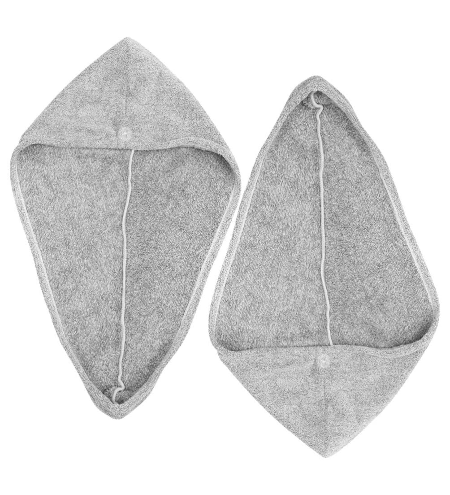 Super Absorbent Coral Fleece Hair Towel & Shower Cap Set | 2pcs Dry Hair Cap for Quick Hair Drying | Perfect Bath Accessory - Buy Online on GoSupps.com