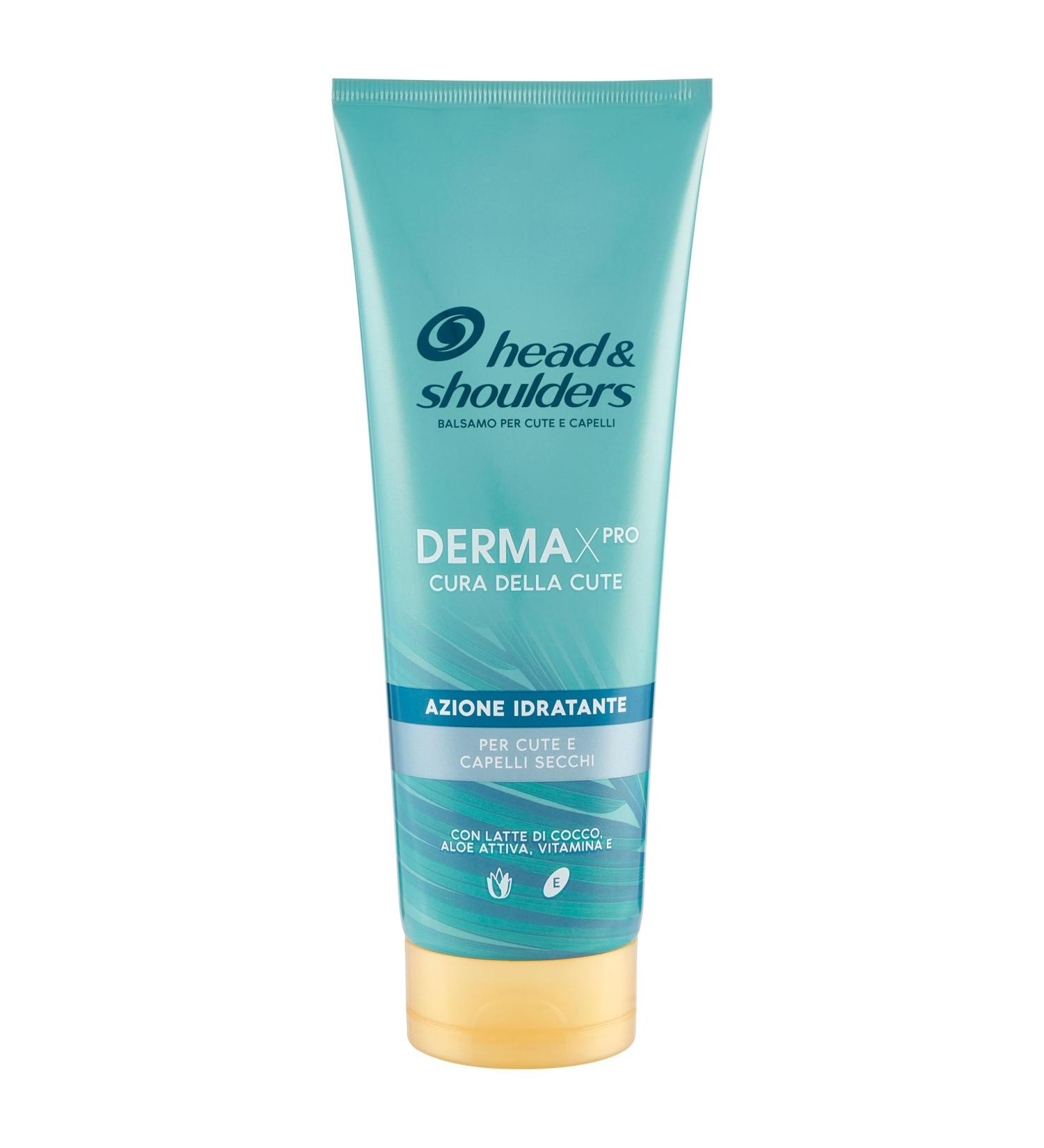 Procter Gamble Head & Shoulders Dermaxpro Moisturizing hair conditioner for skin and dry hair with coconut milk Aloe Active vitamin E for nourishing and flaked hair 220 ml