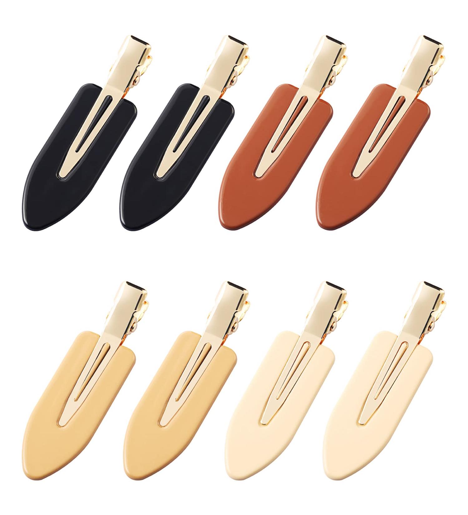 YIERSO 8 Pcs No Bend Hair Clips - Styling Duck Bill Clips for Salon Hairstyle - Alligator Hair Barrettes for Women and Girls - Buy Online on GoSupps.com