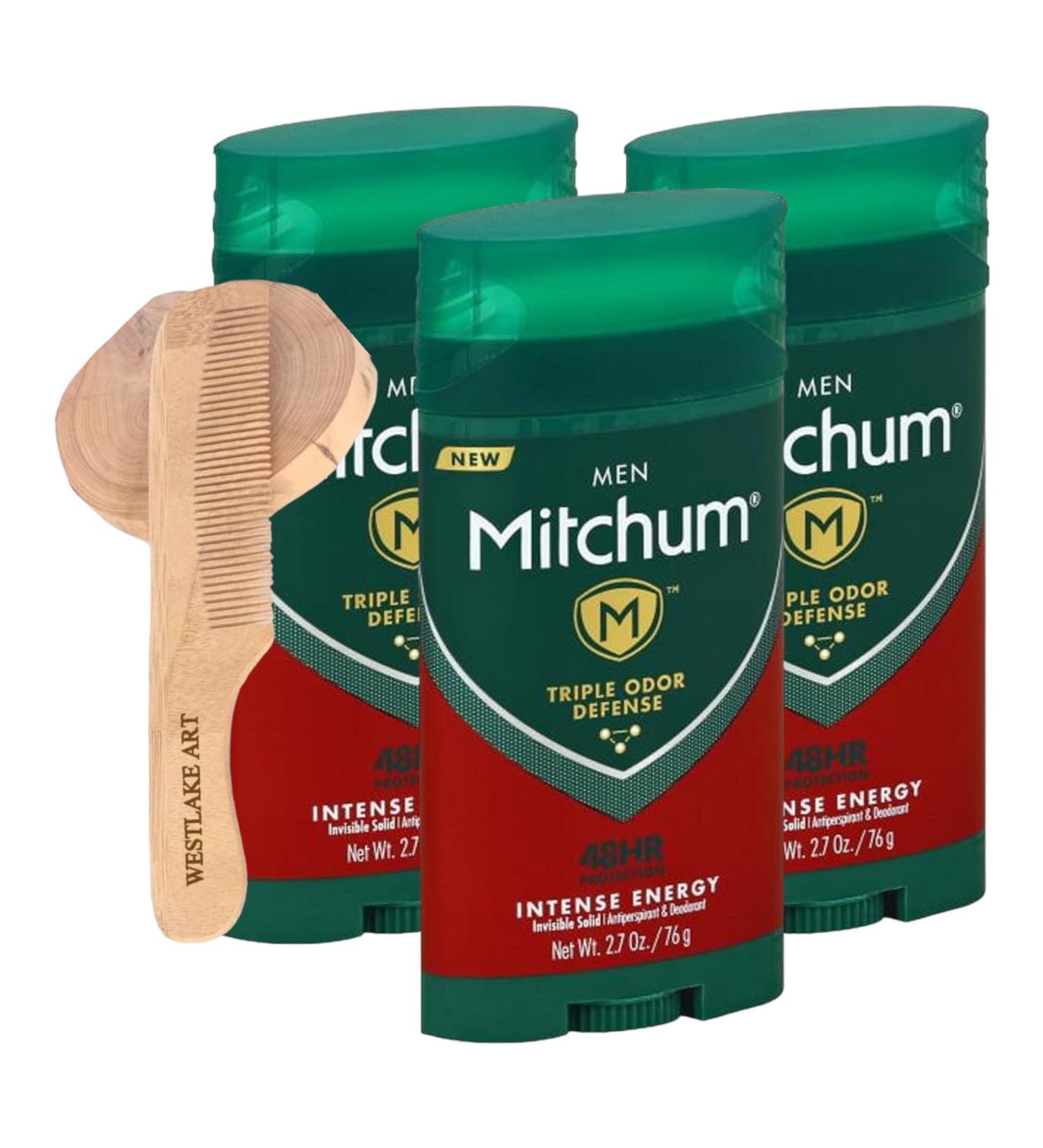 Triple Odor Defense Men's Deodorant 48 Hour - Invisible Solid Anti-Perspirant & Westlake Art Comb Bundle | 3 Pack - International Shipping Available - Buy Online on GoSupps.com