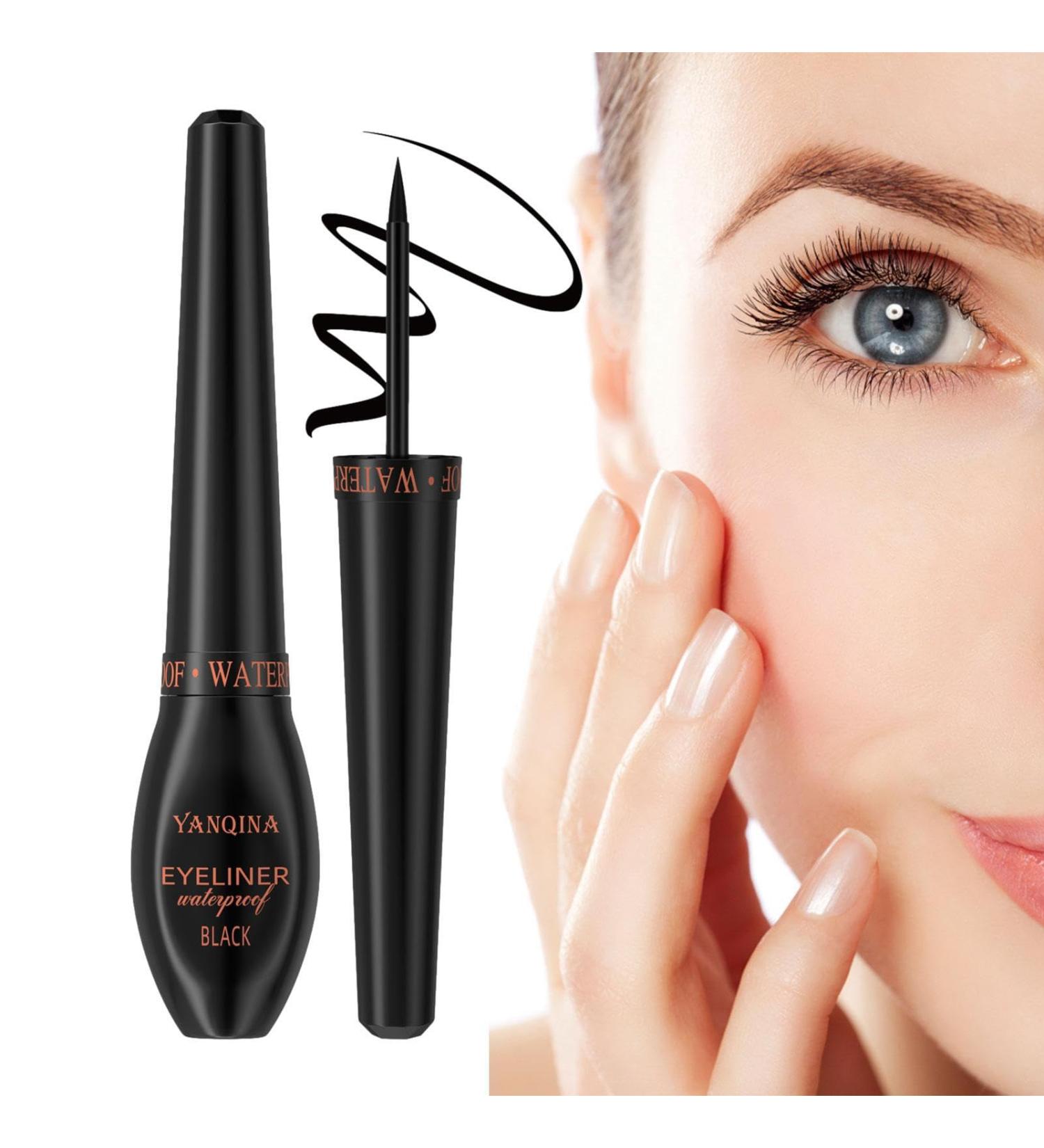 Eye Liner Pencils - Liquid Eye Liner Makeup Eyeliner Long Lasting Ultra-Fine Tip Liquid Liner Waterproof Smudgeproof Eyeliners Pochy - Buy Online on GoSupps.com