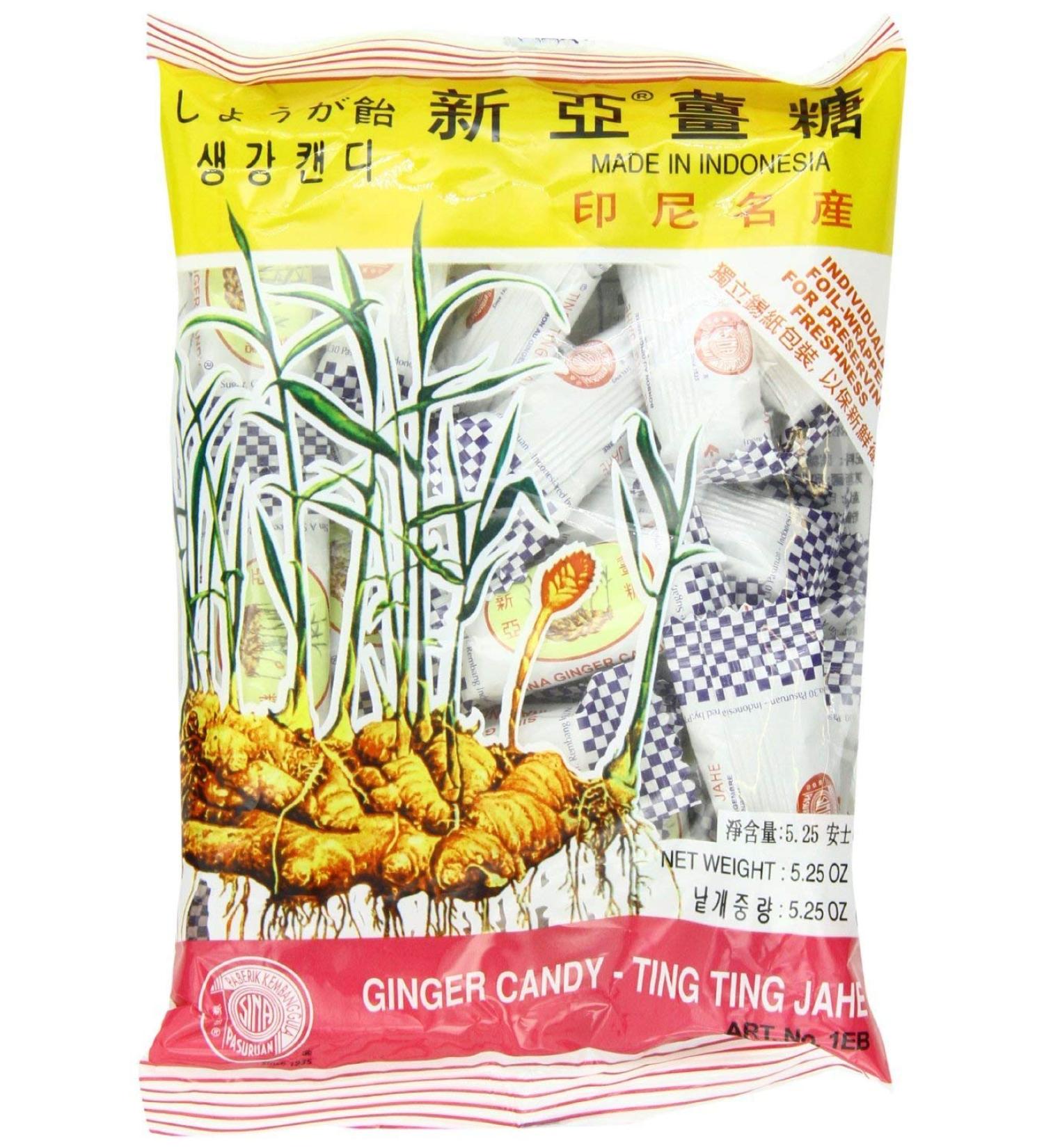 Ting Ting Jahe Ginger Candy 4.4 Oz (3 pack) 4.4 Ounce (Pack of 3)