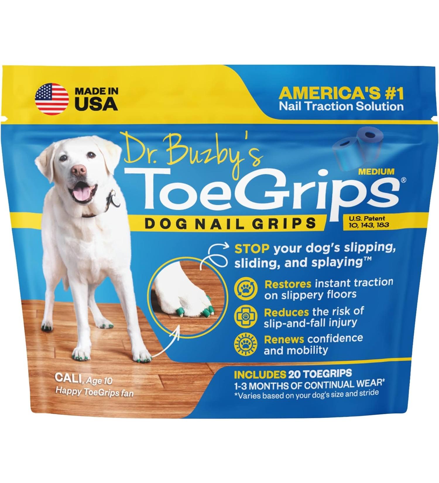 Dr. Buzby's ToeGrips for Dogs - Medium - 20 grips - Buy Online on GoSupps.com