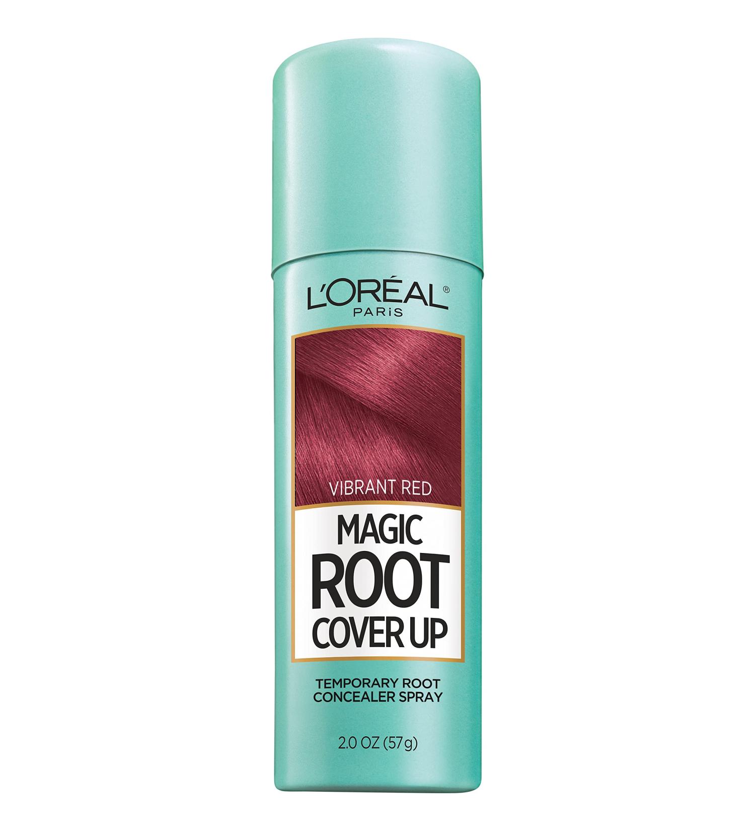 L'Oreal Paris Magic Root Cover Up Temporary Concealer Spray - Bright Red - 2 Oz - Vibrant Red - 1 Count - Buy Online on GoSupps.com
