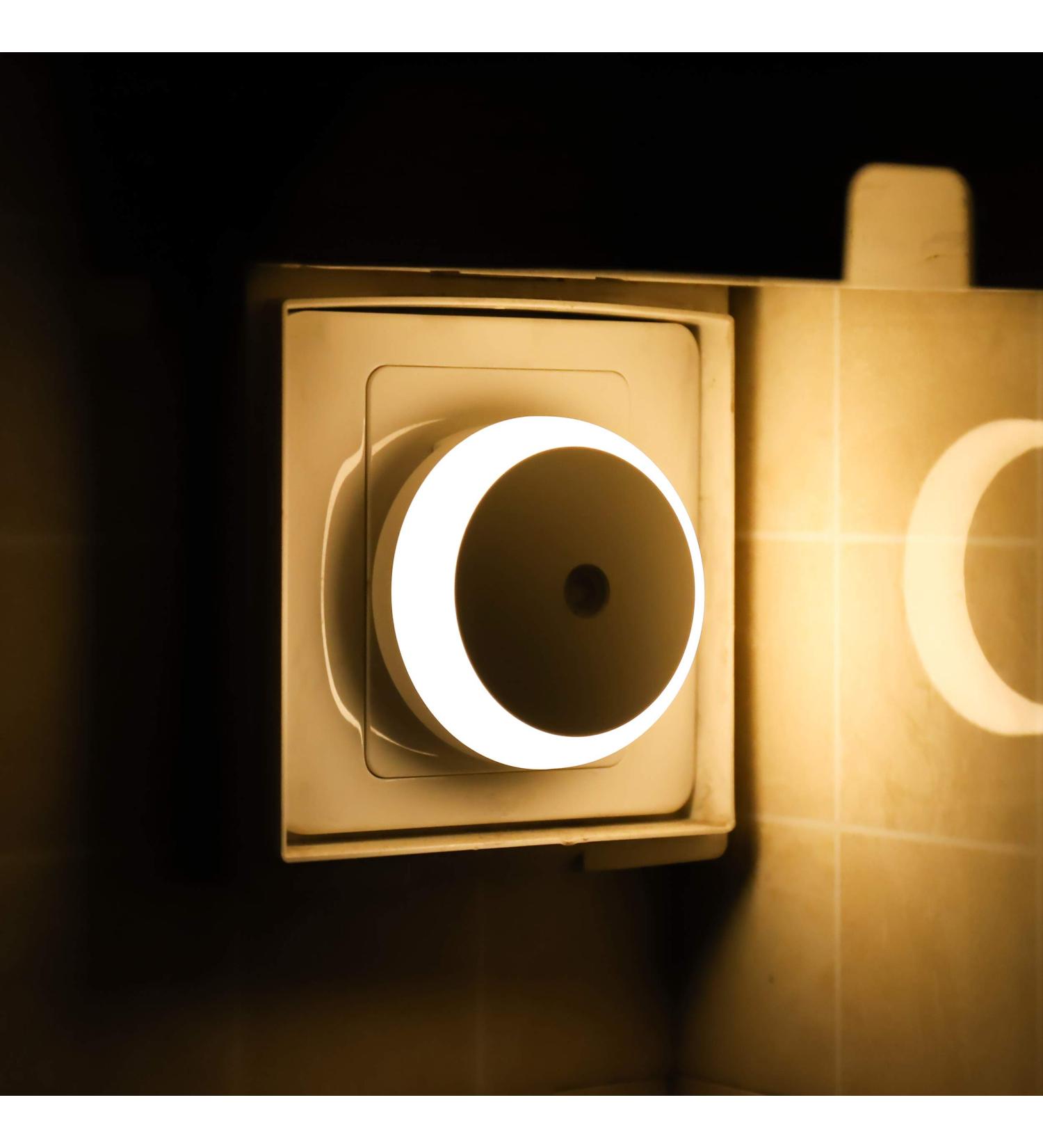 Smart Night Plug & Socket Light with Twilight Sensor - Energy-Efficient Warm White LED 2 Pack for Bedrooms Bathroom & Kitchen - Buy Online on GoSupps.com