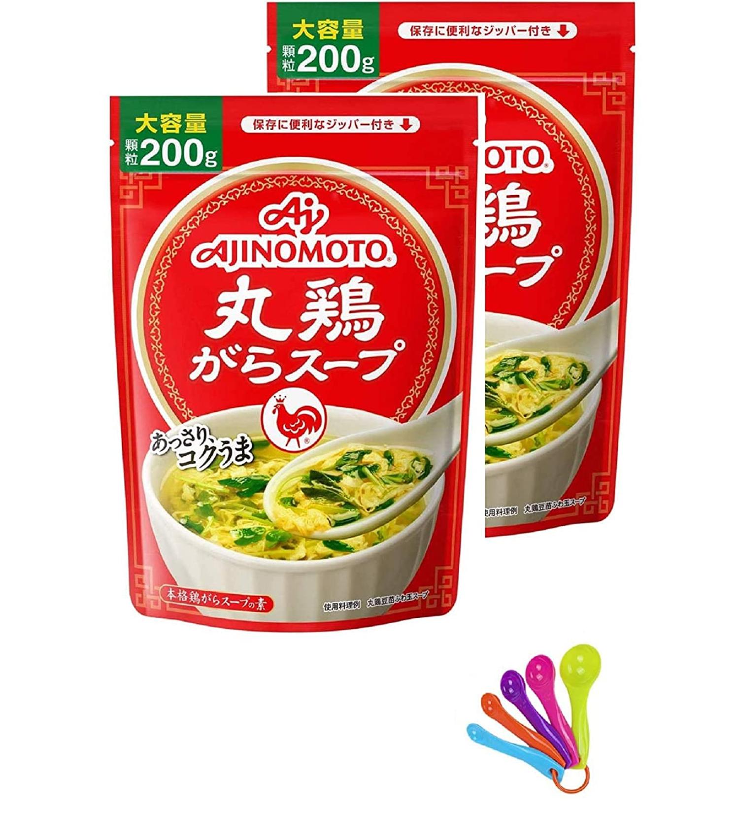 Ajinomoto Torigara Soup Base 7.0 oz x 2 Packs including mesuring spoon set - Buy Online on GoSupps.com