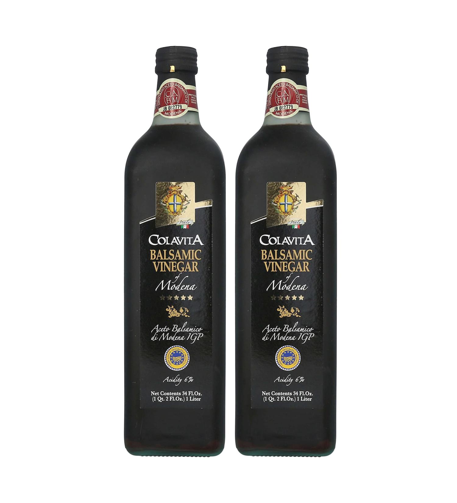 Colavita 20 Star Balsamic Vinegar of Modena 34 fl oz - Pack of 2 - Buy Online on GoSupps.com