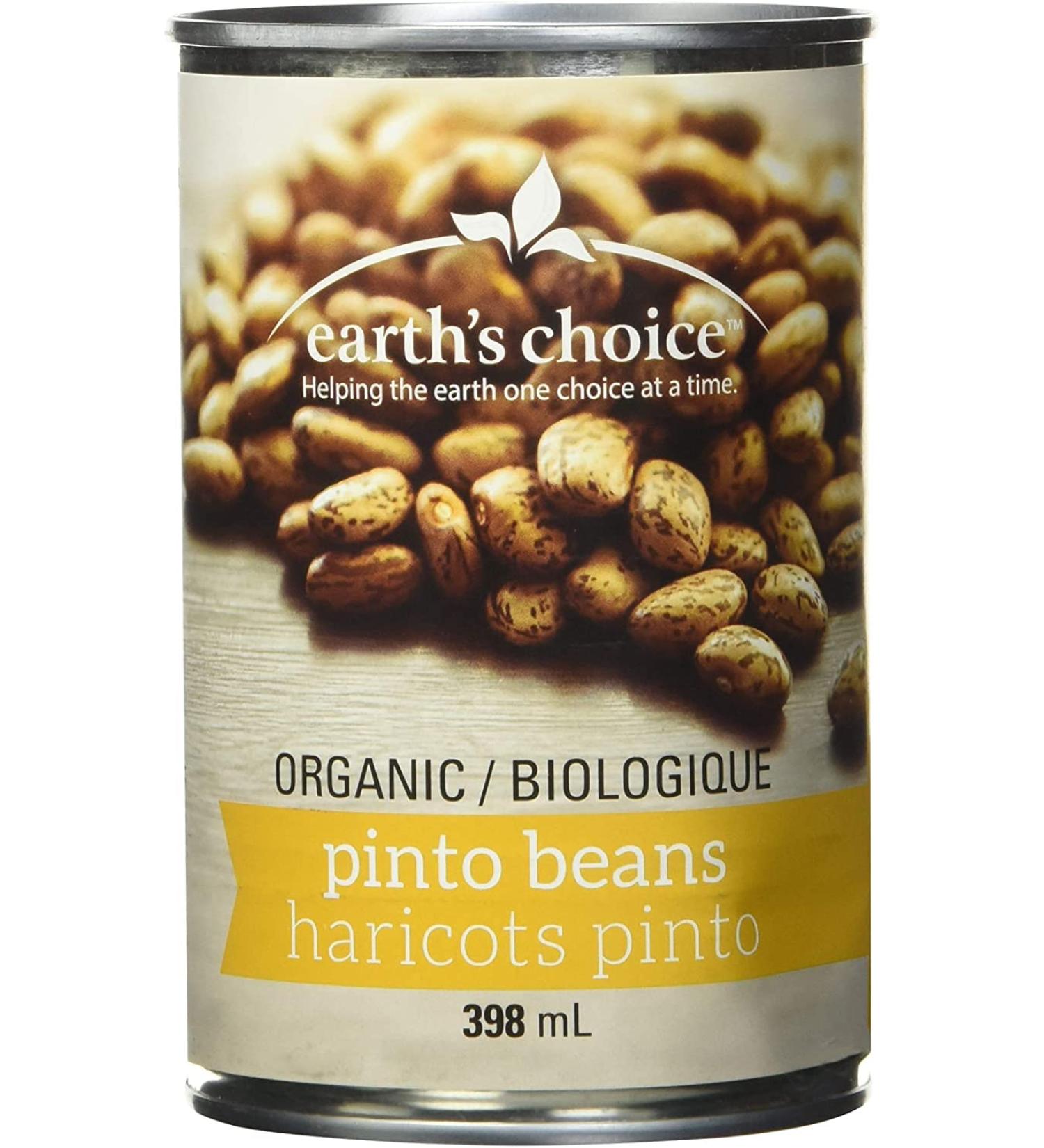 Earth's Choice Organic Pinto Beans 12 Count of 398ml - Buy Online on GoSupps.com
