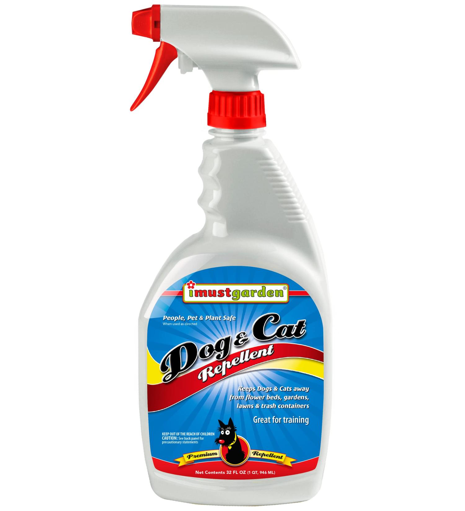 I Must Garden Dog and Cat Repellent 32oz Easy Spray - All Natural Solution to Stop Chewing and Repel Pets from Yards, Plants, and Gardens - Buy Online on GoSupps.com