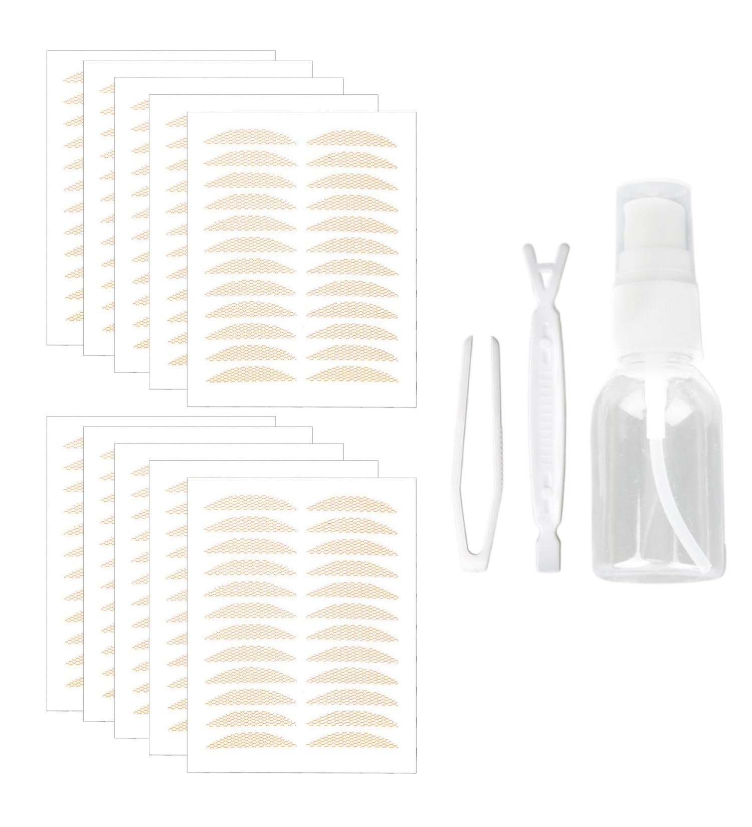 240PCS Invisible Eyelid Lifter Strips for Droopy Lids - Breathable Double Eyelid Sticker with Spray & Tweezers - Buy Online on GoSupps.com