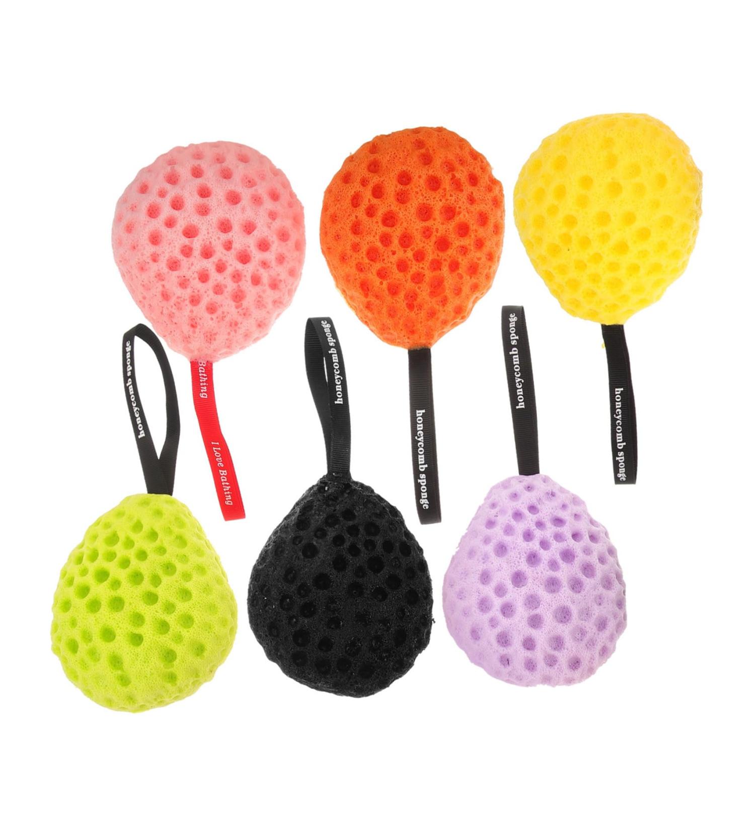 FRCOLOR 6pcs Bath Ball Scrubber - Non-Latex Child Sponge Cleaning Brush for Shower | International Shipping Available - Buy Online on GoSupps.com