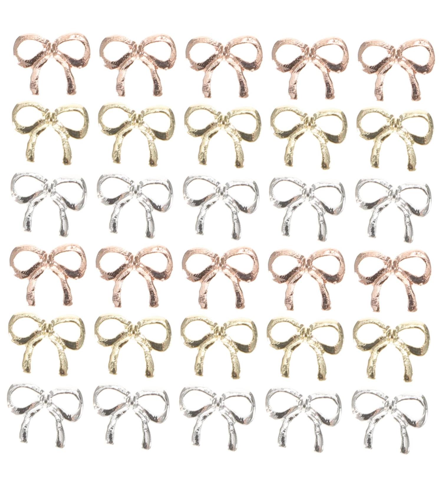 Healeved 1 Nail Art Accessories Decor Rhinestones Flatback Nail Charms Bowknot Nail Art Charms Metal Nail Charms Nail Studs Alloy Nail Rivets Nail Art Studs 3d Manicure Nail Drill 13X7X1cm As Shown - Buy Online on GoSupps.com