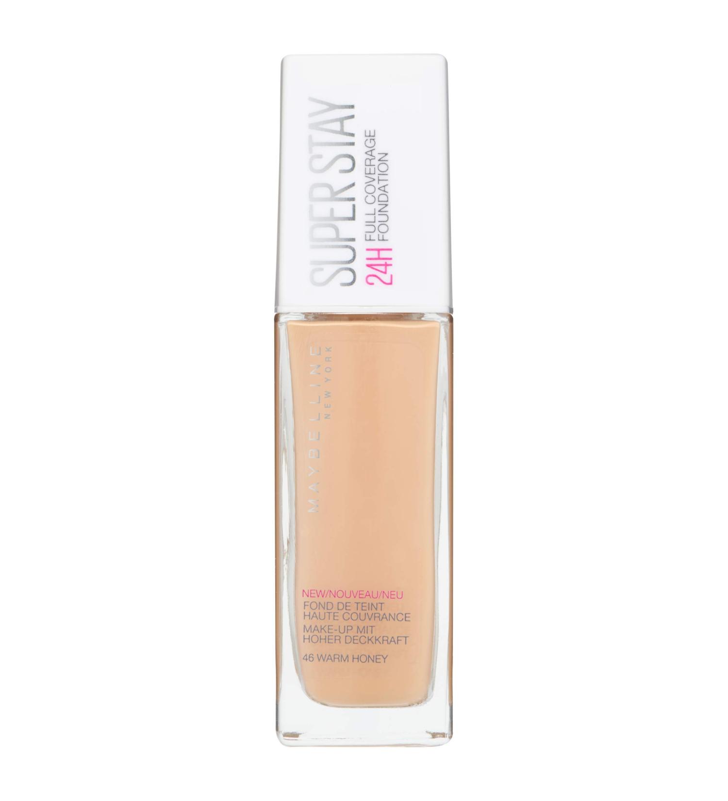 Maybelline Superstay 24 Hour Foundation - 30ml, Shade 46 Warm Honey - Buy Online on GoSupps.com