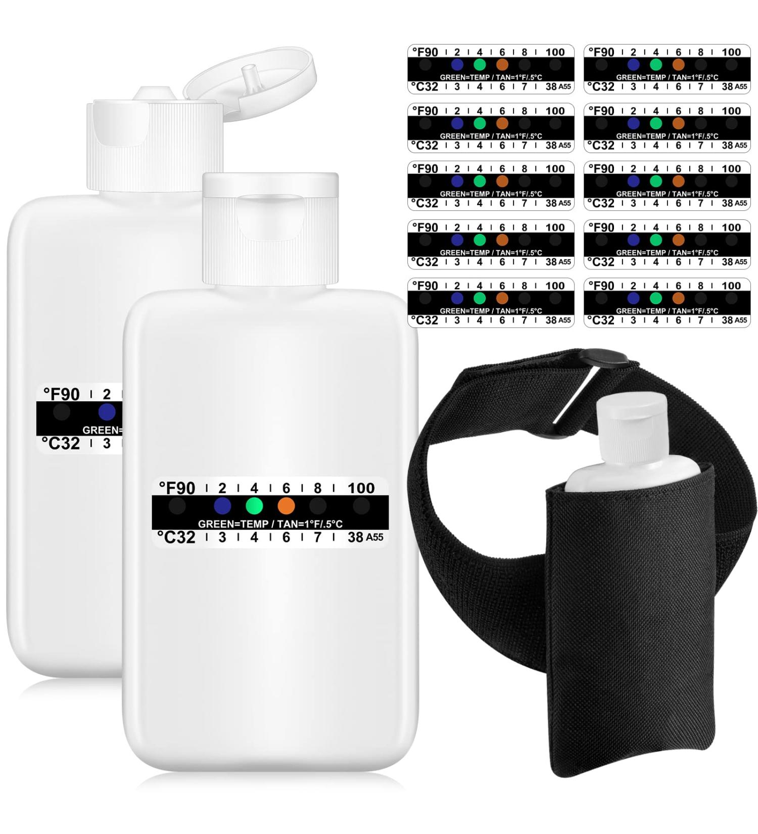 Remagr 14 Pcs Urine Test Kit with Portable Bottles, Temperature Strip, Leg Strap, and Oxford Pouch - Buy Online on GoSupps.com