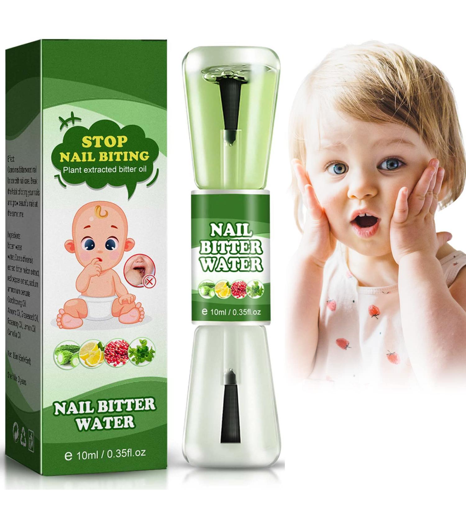 Feulover Nail-Biting & Thumb-Sucking Treatment for Kids & Adults - Bitter Taste Nail Care Solution with Safe Natural Plant Extract - 0.35 Fl Oz - Buy Online on GoSupps.com