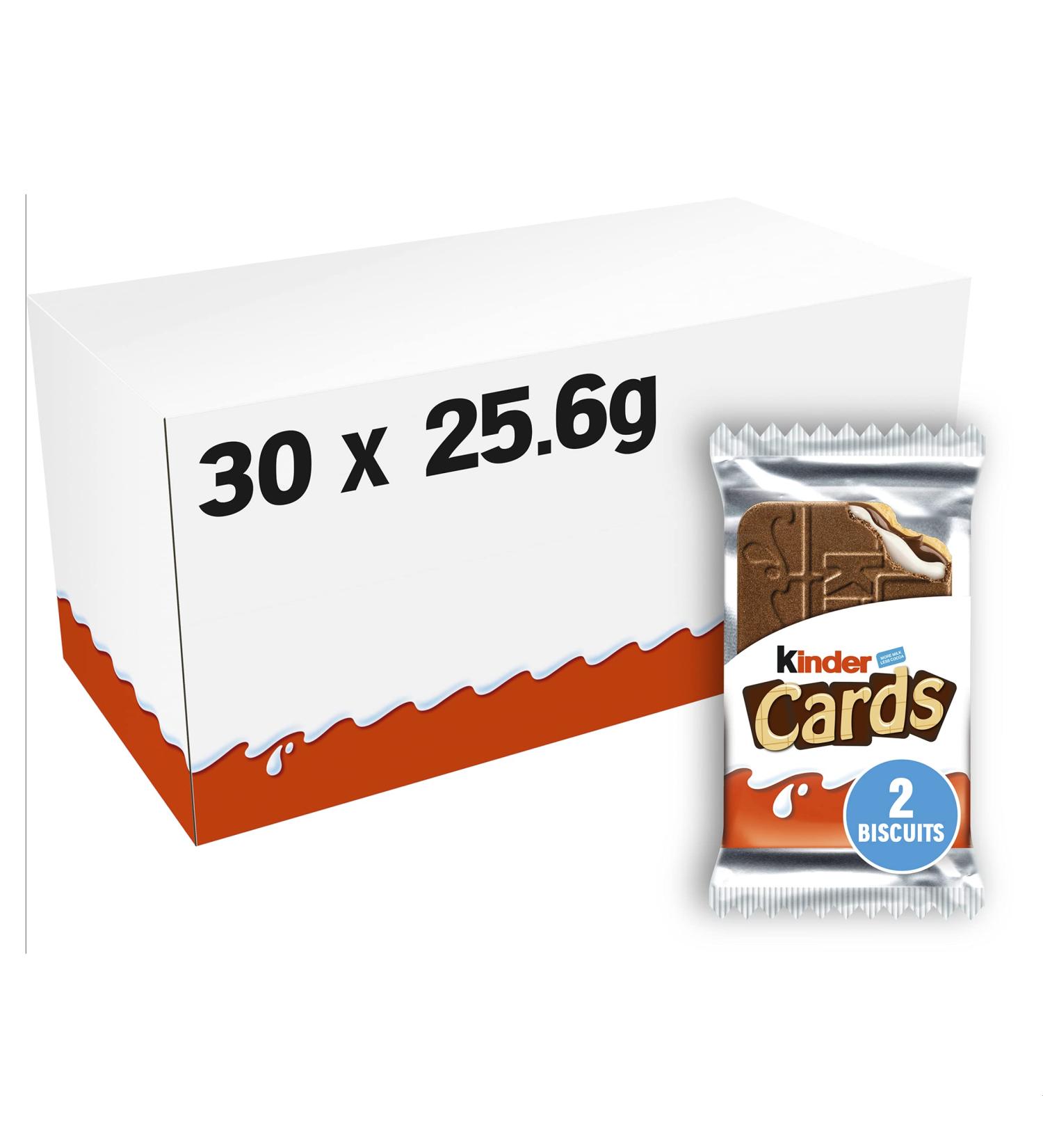  Kinder Kinder Cards 25.6g (Pack of 30) - Buy Online on GoSupps.com