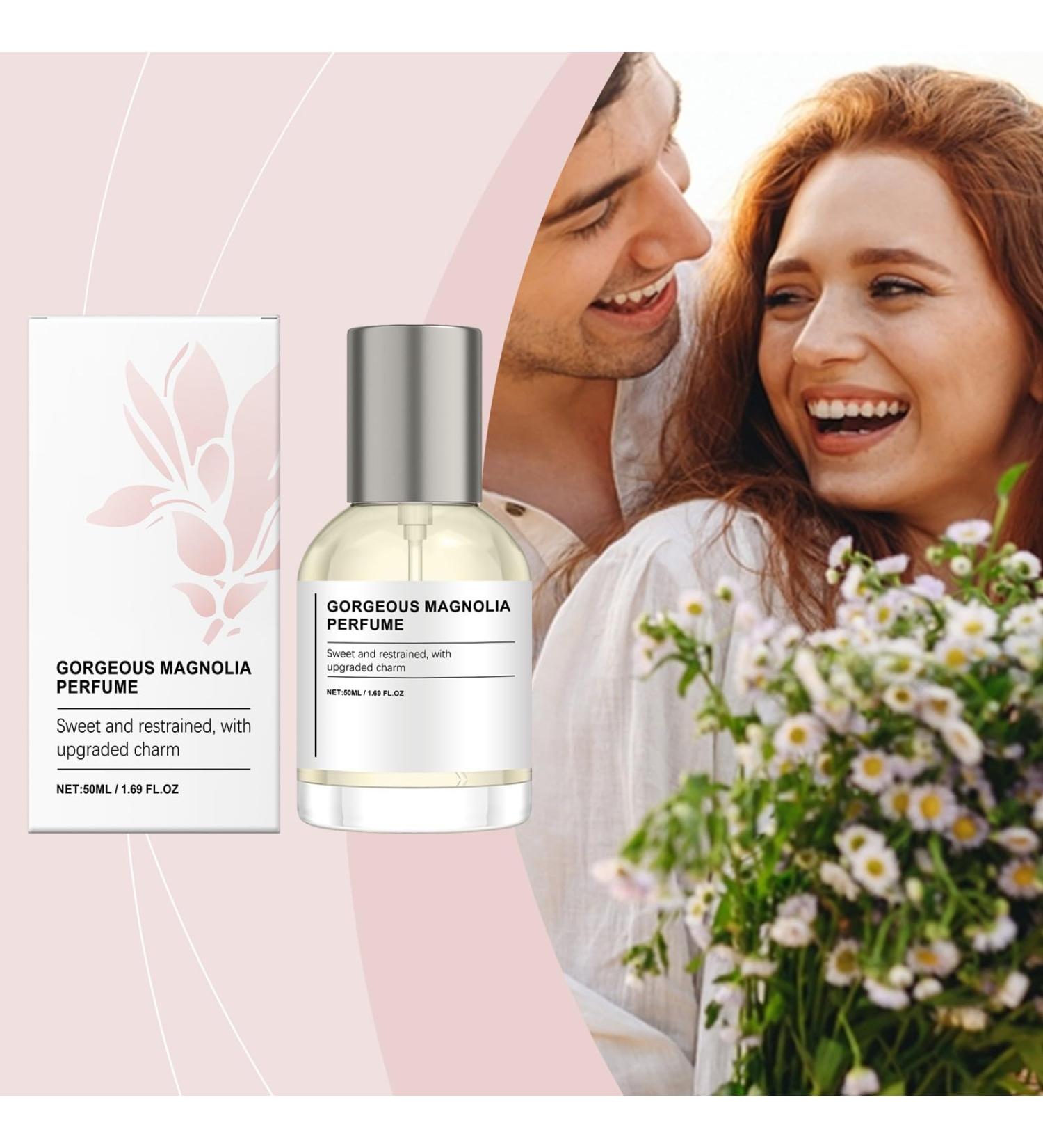 Magnolia Flower Perfume for Women Long Lasting Perfume Unique Light Elegant Fragrance Gift for women 50ml/1.7fl.oz White-Magnolia - Buy Online on GoSupps.com