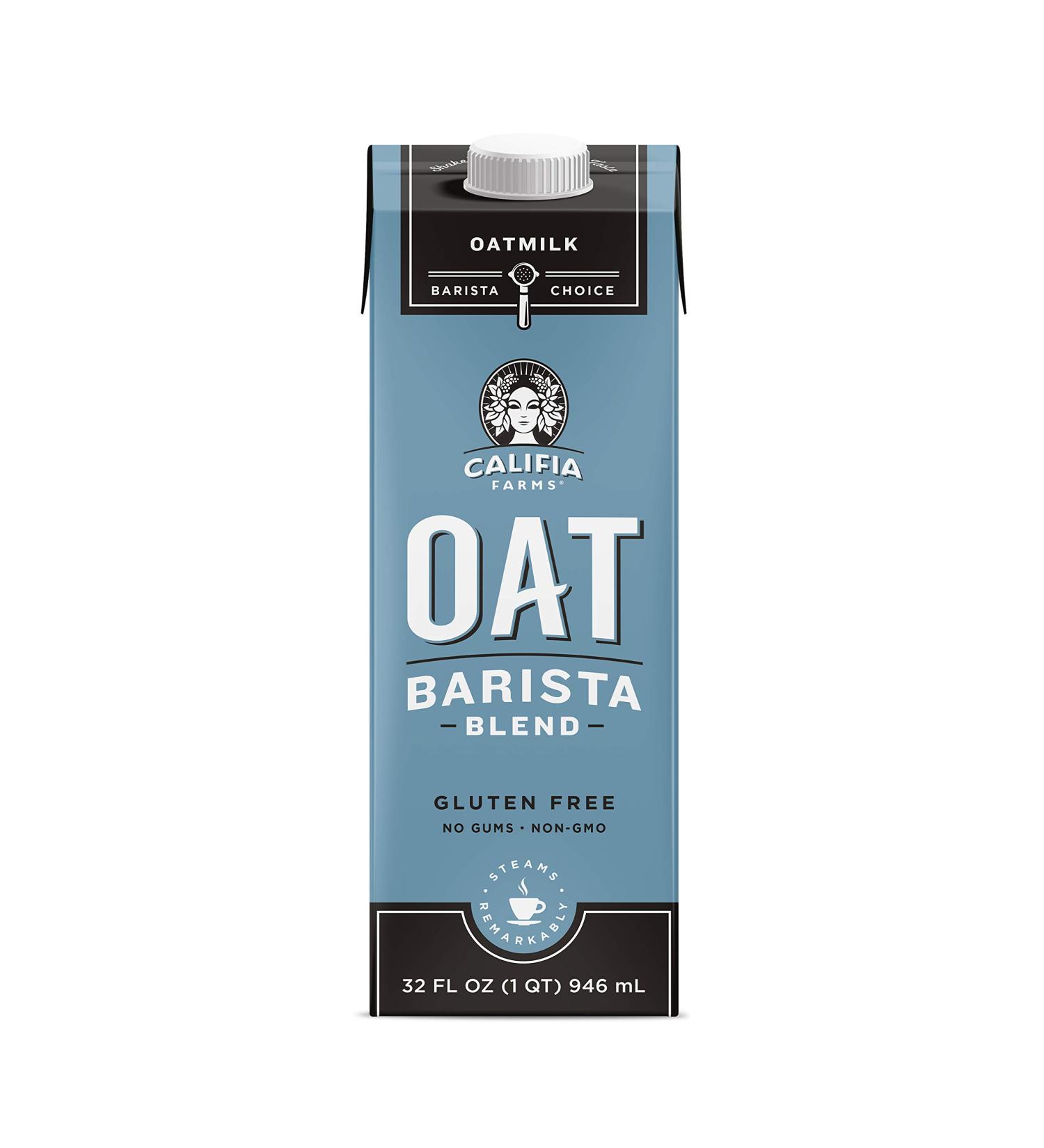 Califia Farms Oat Milk Original Barista Blend 32 Fl Oz (Pack of 3) - Non-Dairy Creamer, Vegan, Gluten-Free, Plant-Based - Buy Online on GoSupps.com