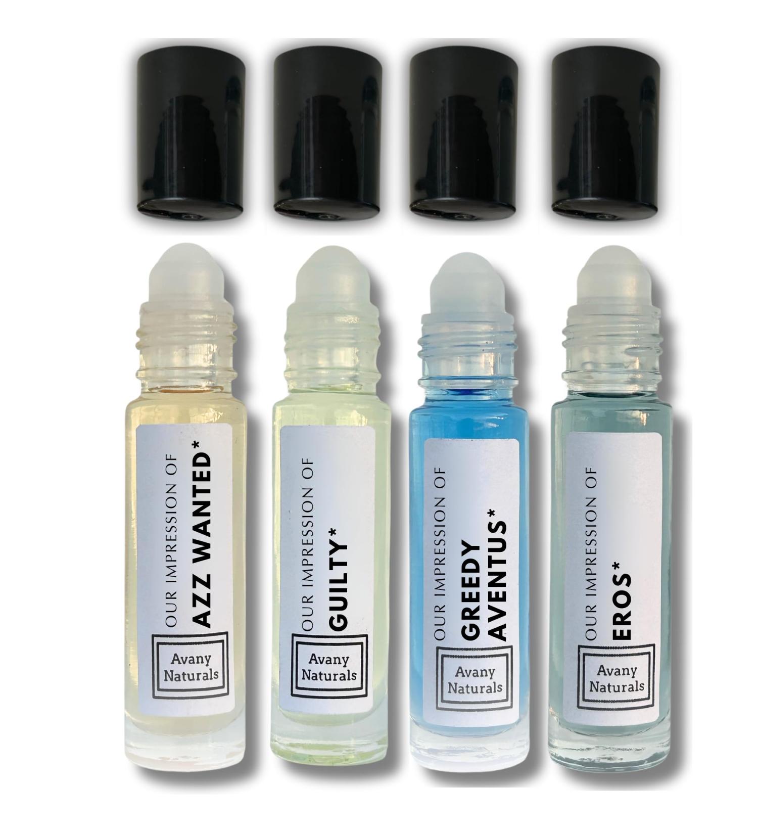 Replicant Cologne For Men - Mini Perfume Set Fragrance Body Oil Sample Cologne for Men Roller Perfume Man Perfume 4 Pc (Masculine Set) - Buy Online on GoSupps.com