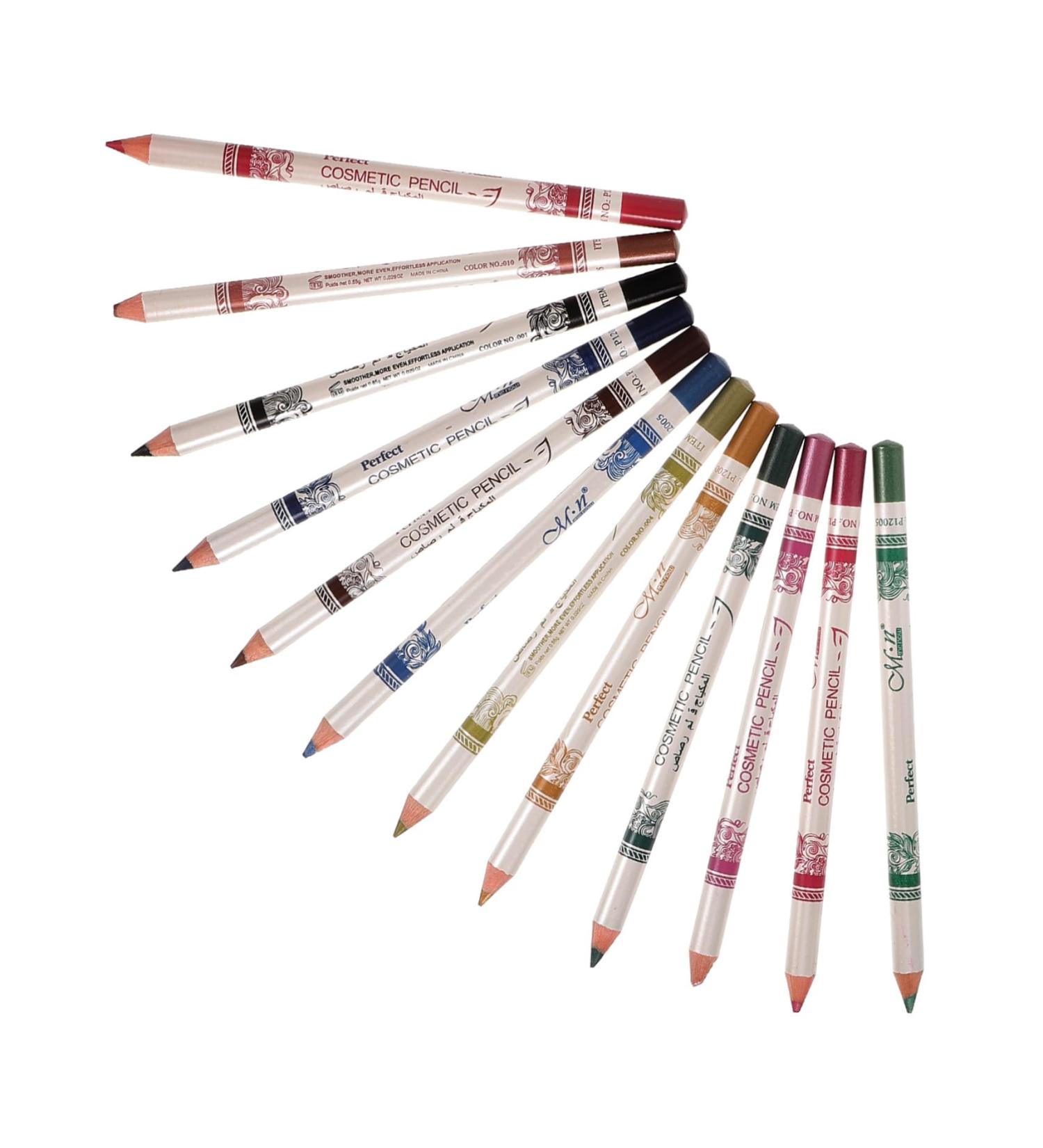 POPETPOP 36 Pieces 12 Colors Eyeliner Set Makeup Kit Lip And Eyebrow Liner Pencil Pen - Buy Online on GoSupps.com