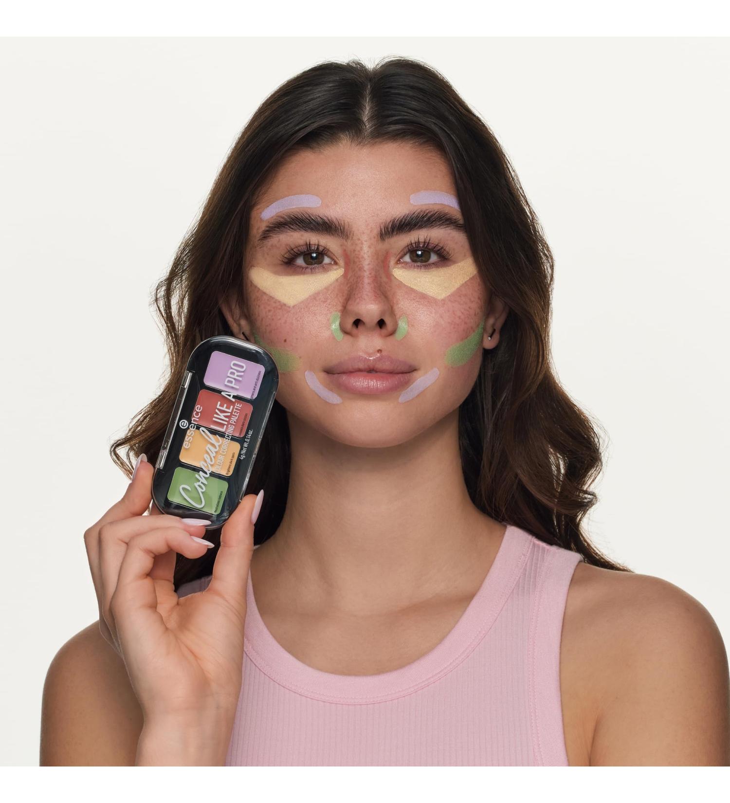 cosnova essence CONCEAL like a PRO Color Correcting Palette antispot opaque illuminating color correcting 4g