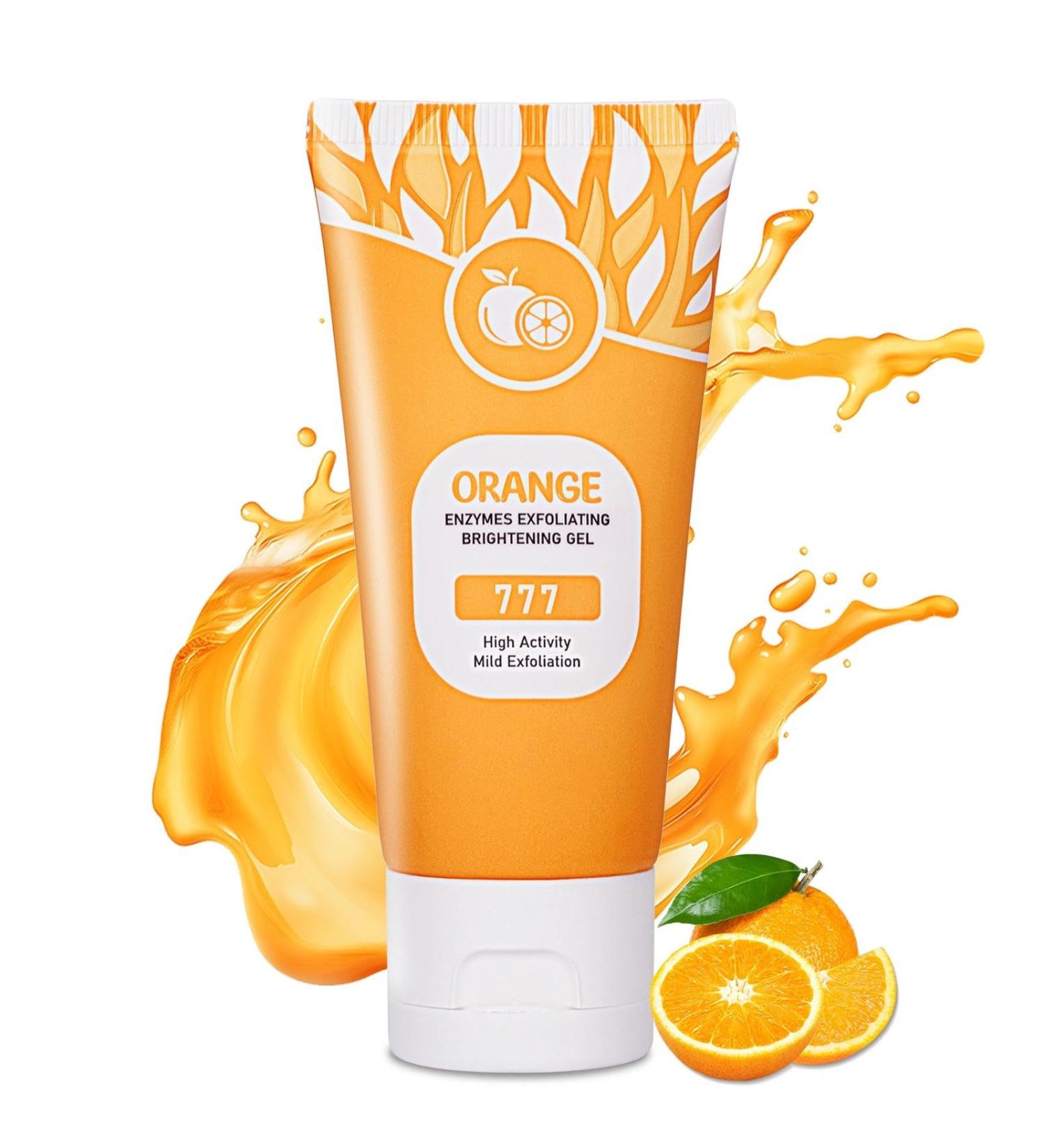 1Pcs Orange Exfoliating Gel Scrub for Face and Body Skin Deep Cleansing Moisturizing Skin Exfoliator Natural Orange Exfoliating Gel Peeling Exfoliator 3.52 Fl Oz (Pack of 1) - Buy Online on GoSupps.com