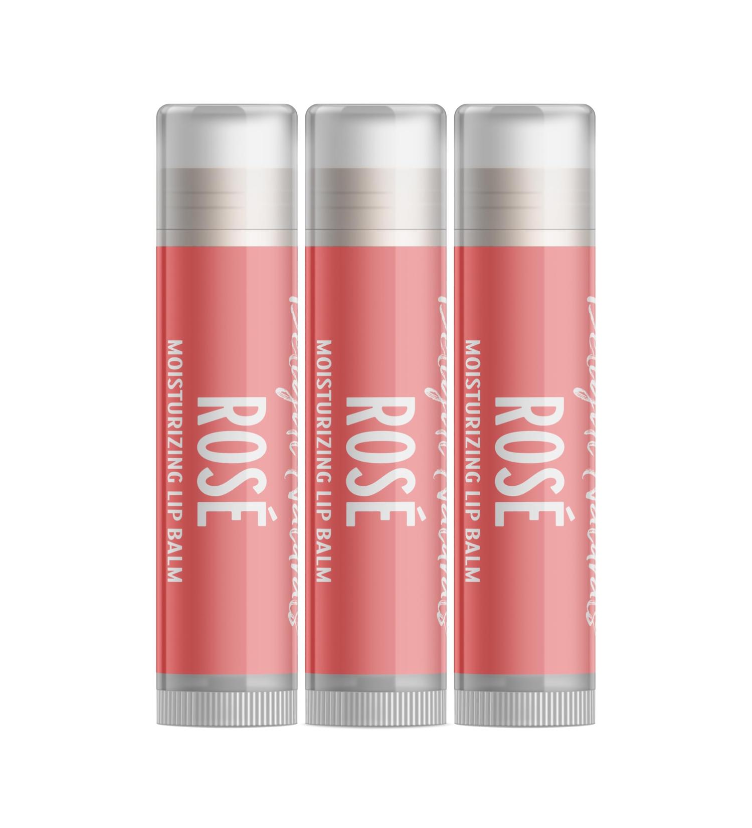 Delight Naturals Ros Wine Lip Balm - Set of Three 3 Pack - Buy Online on GoSupps.com