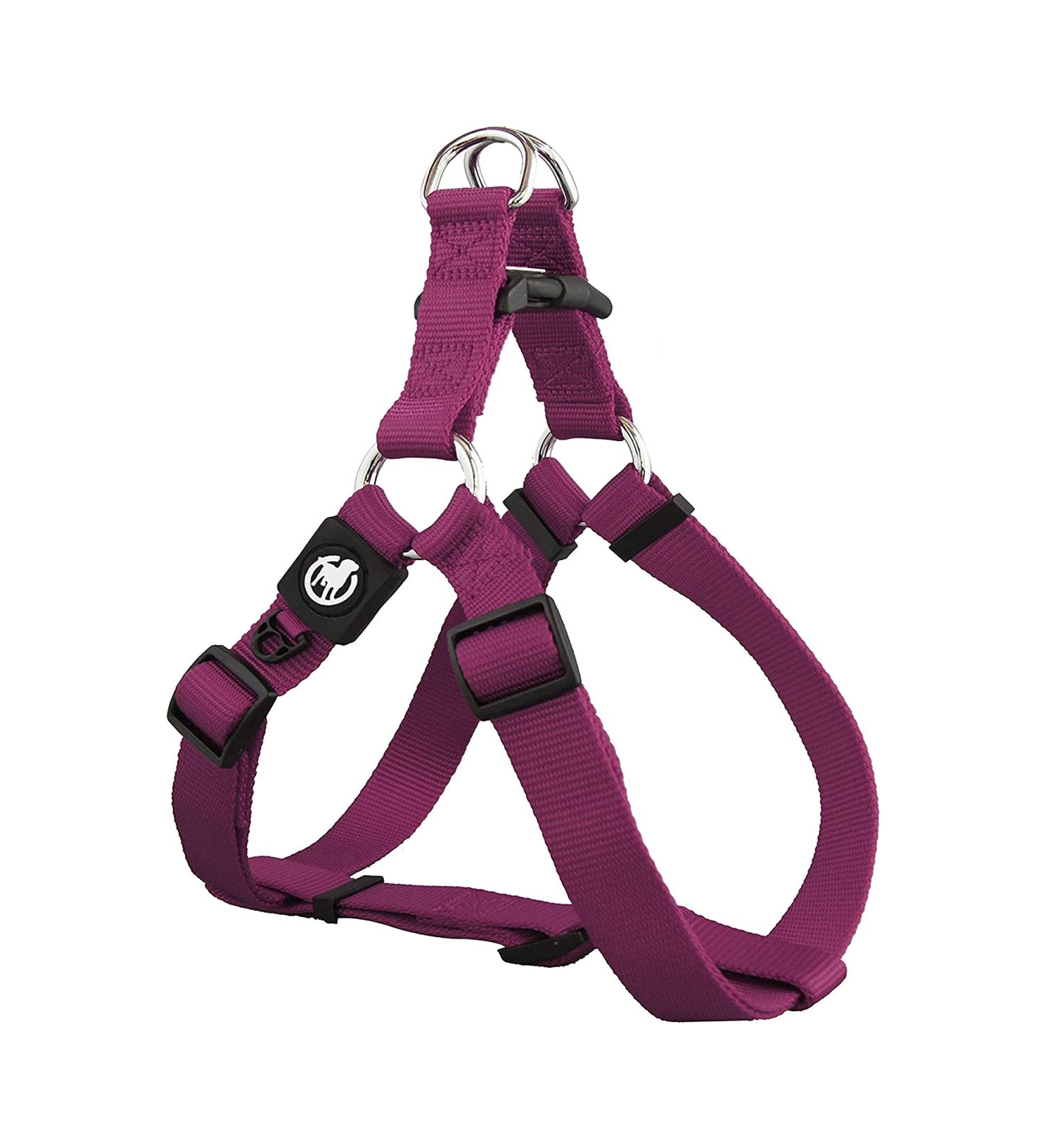 Buy DDOXX Nylon Step-In Dog Harness - Adjustable Purple Puppy Harness | All Sizes Available | Size S (45-63 cm) - International Shipping - Buy Online on GoSupps.com