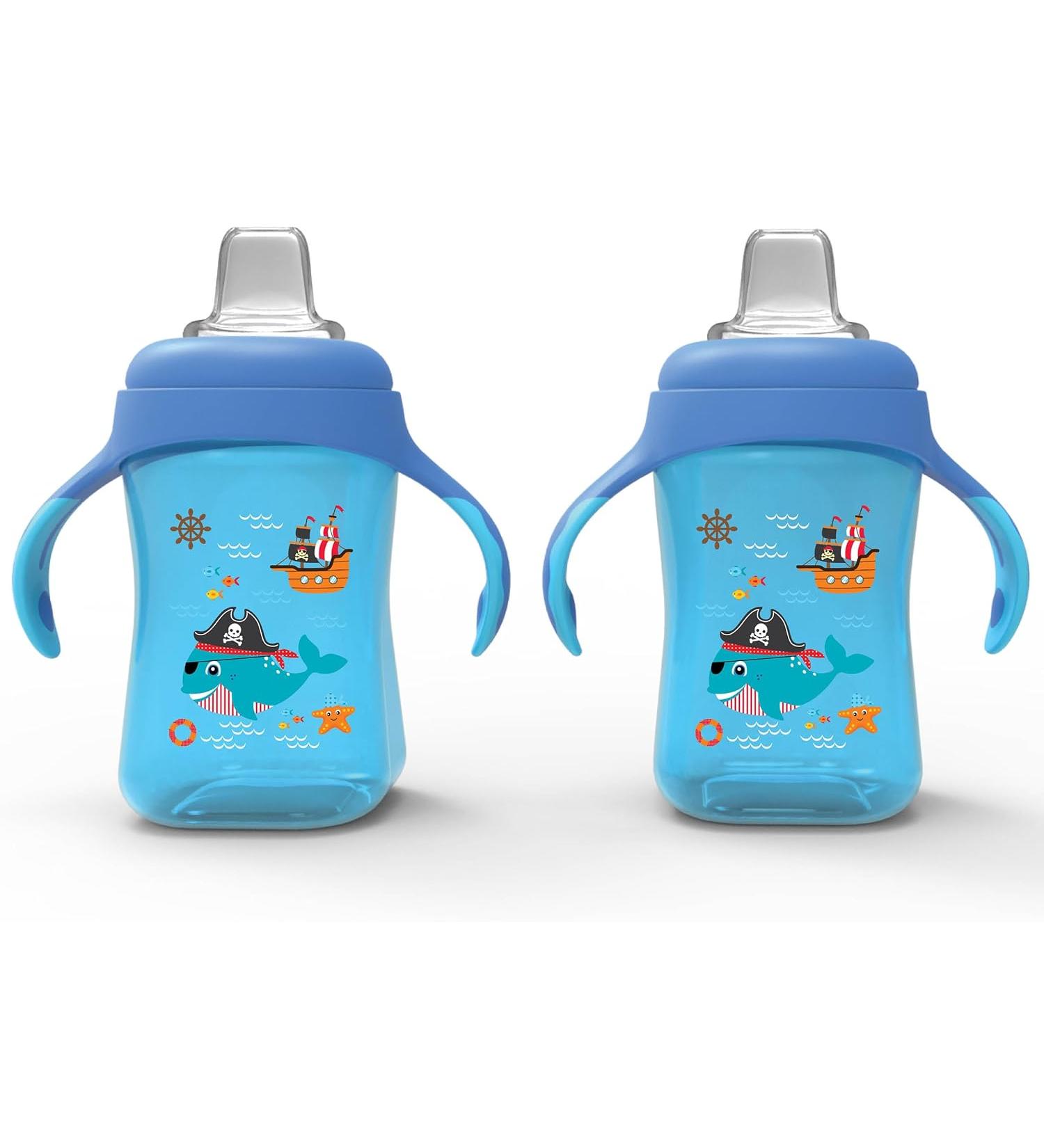 Avima Baby Sippy Cup - Pack of 2 - Blue - Buy Online on GoSupps.com