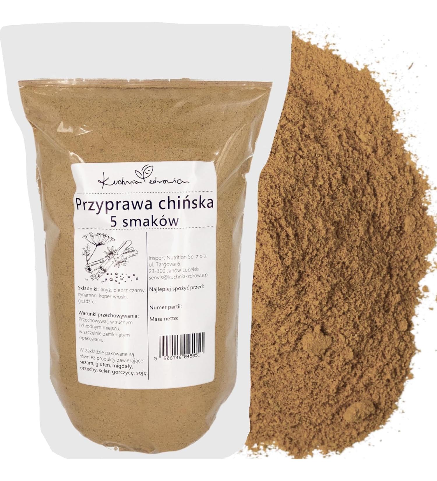 Kuchnia Zdrowia - Chinese 5 Spice Powder - Flavored Oriental Spices - No Additives - Leak-Proof Zipper Packaging - Doypack: (200 Grams) - Buy Online on GoSupps.com